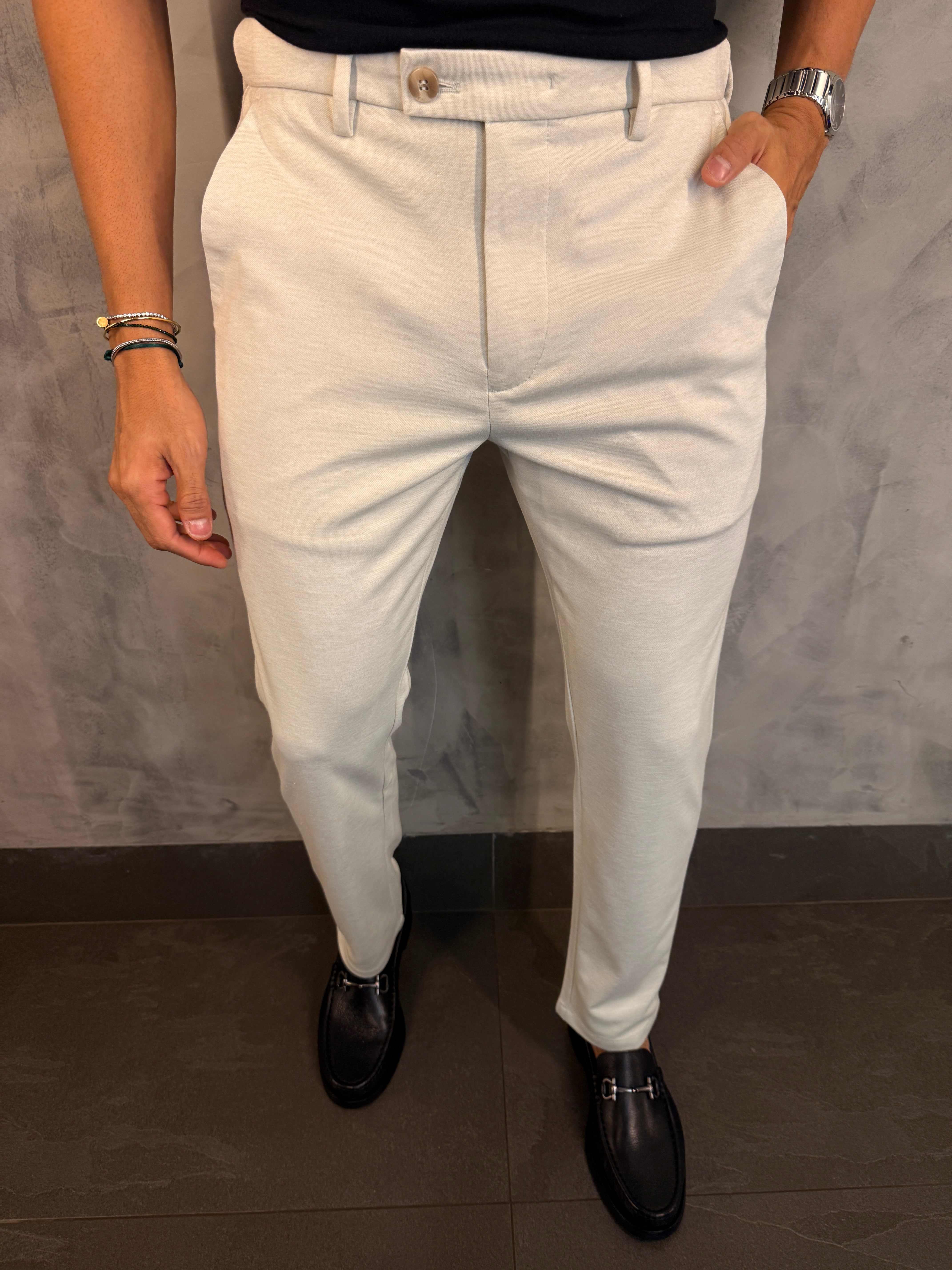 CALÇA ALF. TURIM PONTO H AREIA