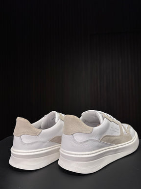 SNEAKER BASE PONTO H BRANCO/MARFIM