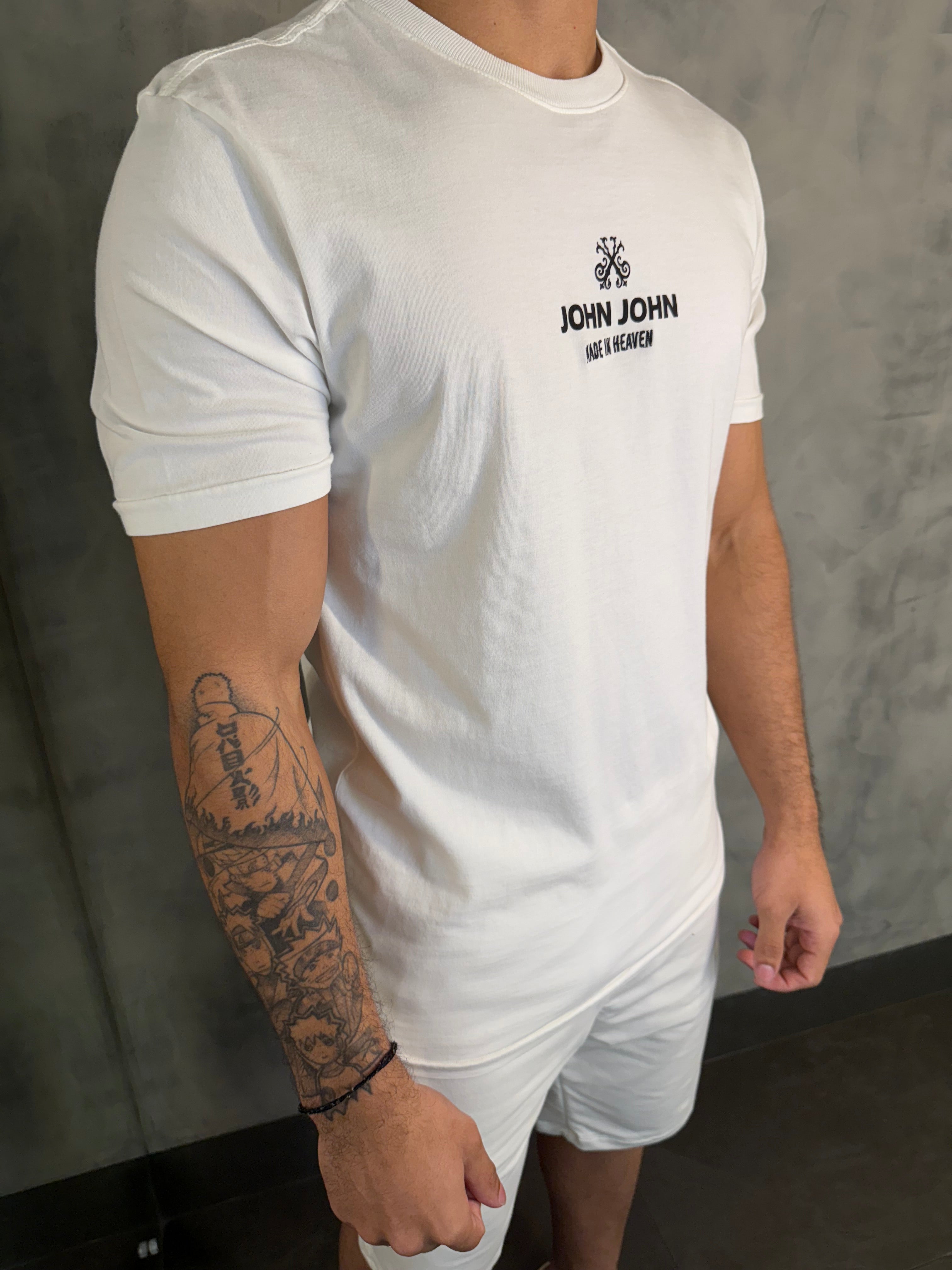 T SHIRT RG INDUSTRY CO JOHN JOHN OFF WHITE