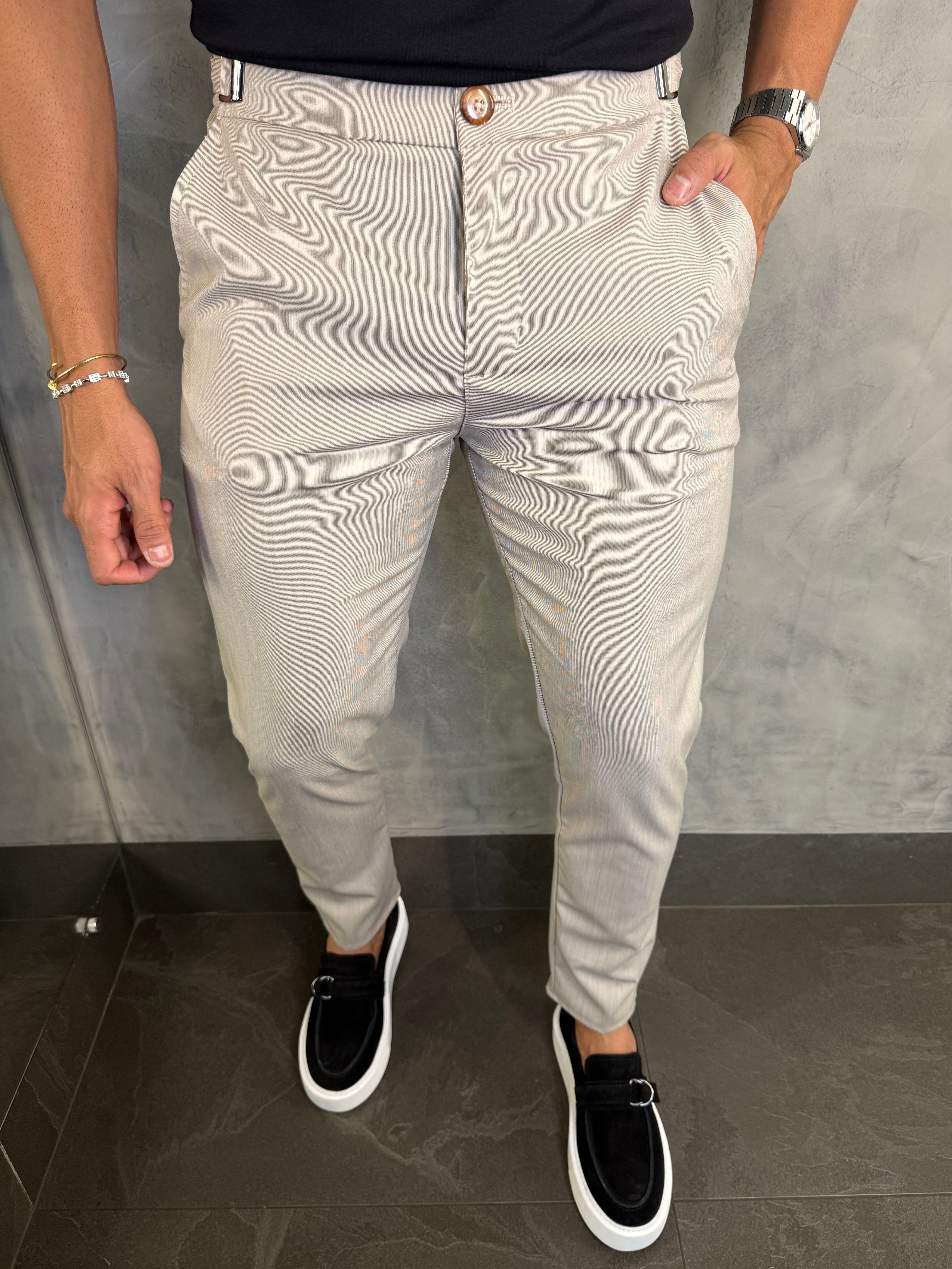CALÇA ALF. DUBAI PONTO H AREIA