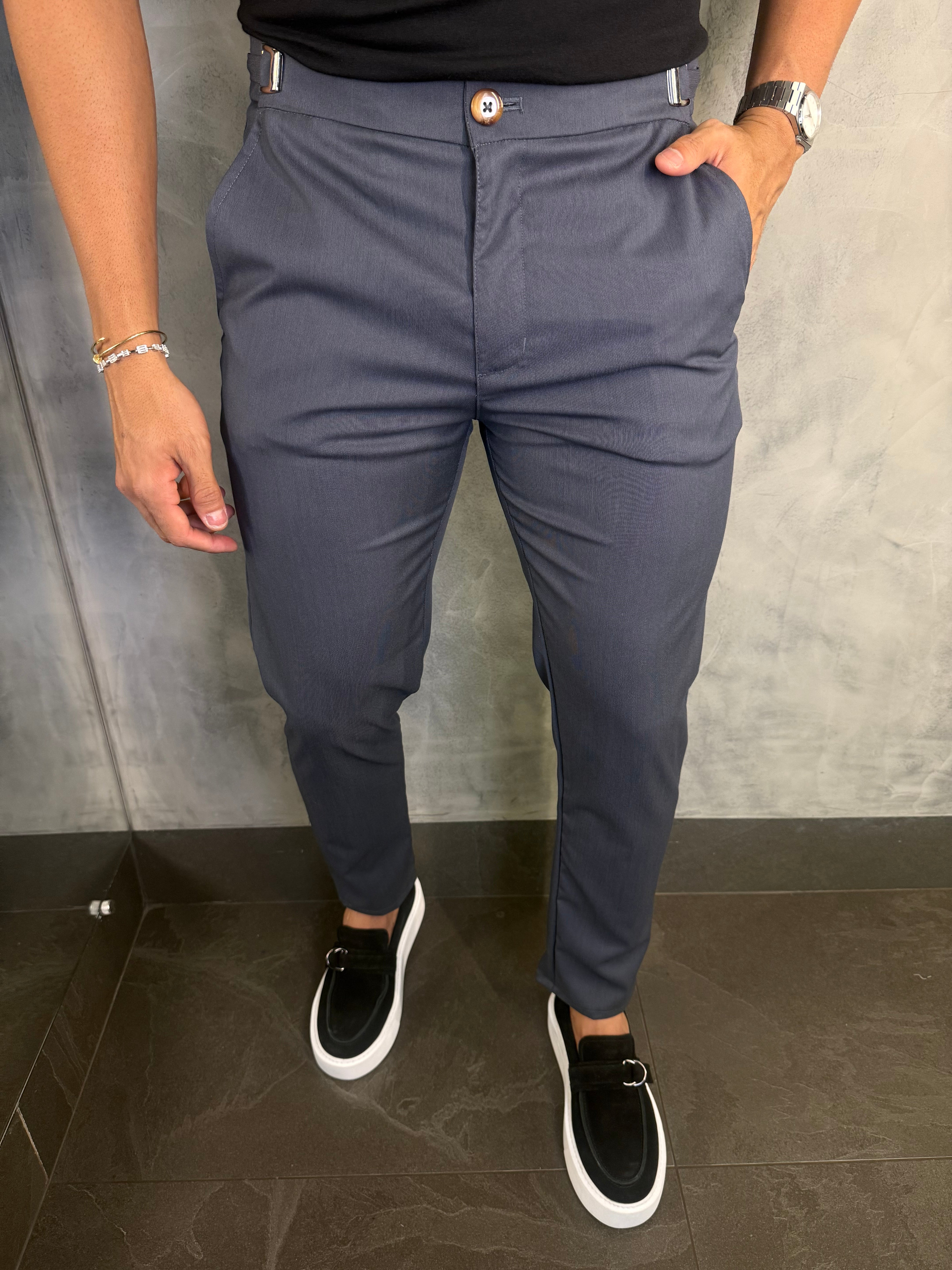 CALÇA ALF. DUBAI PONTO H CHUMBO