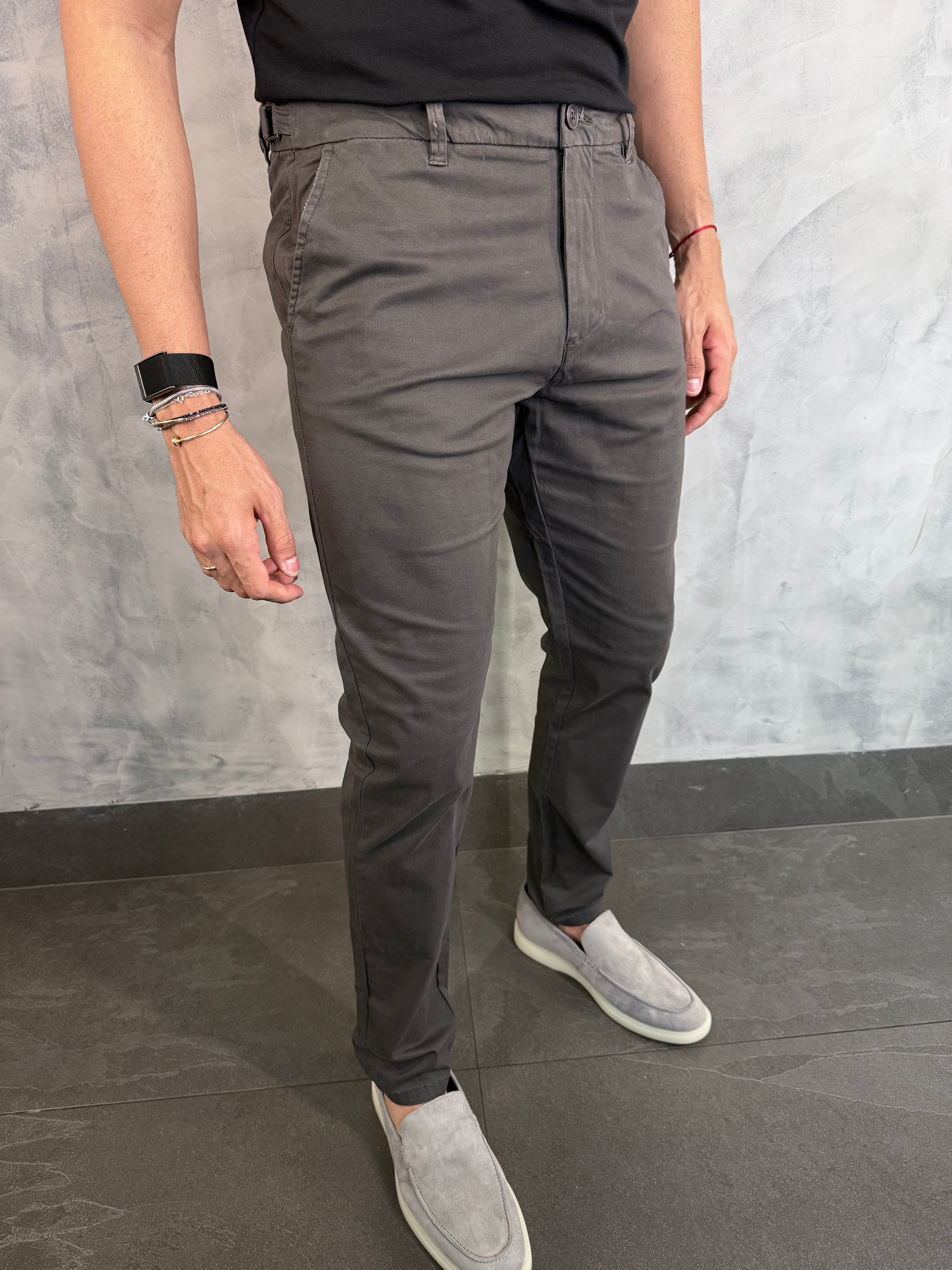 CALÇA ALF. SARJA C/ FIVELA PONTO H