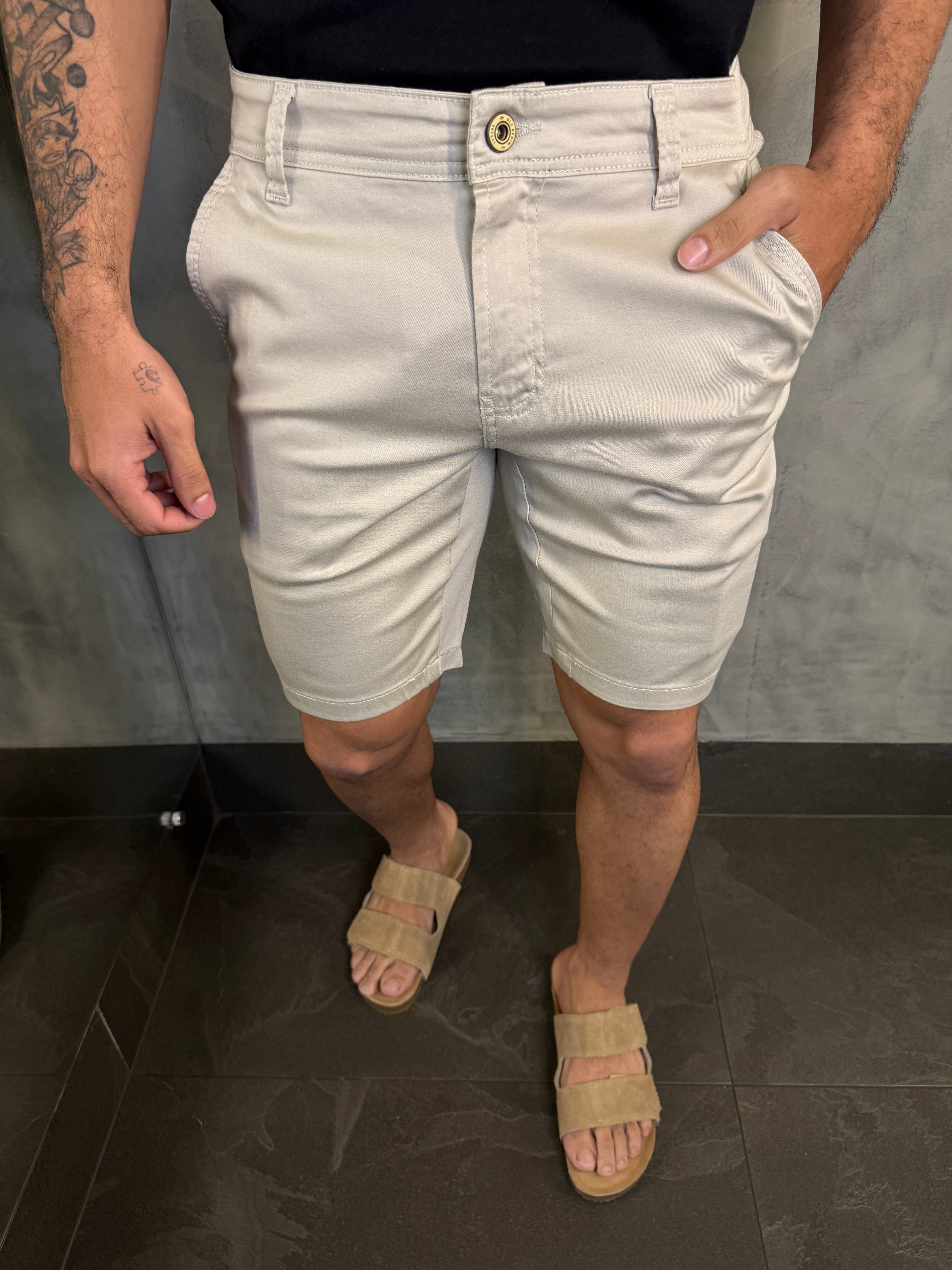 BERMUDA CHINO SELECT DLZ PALHA