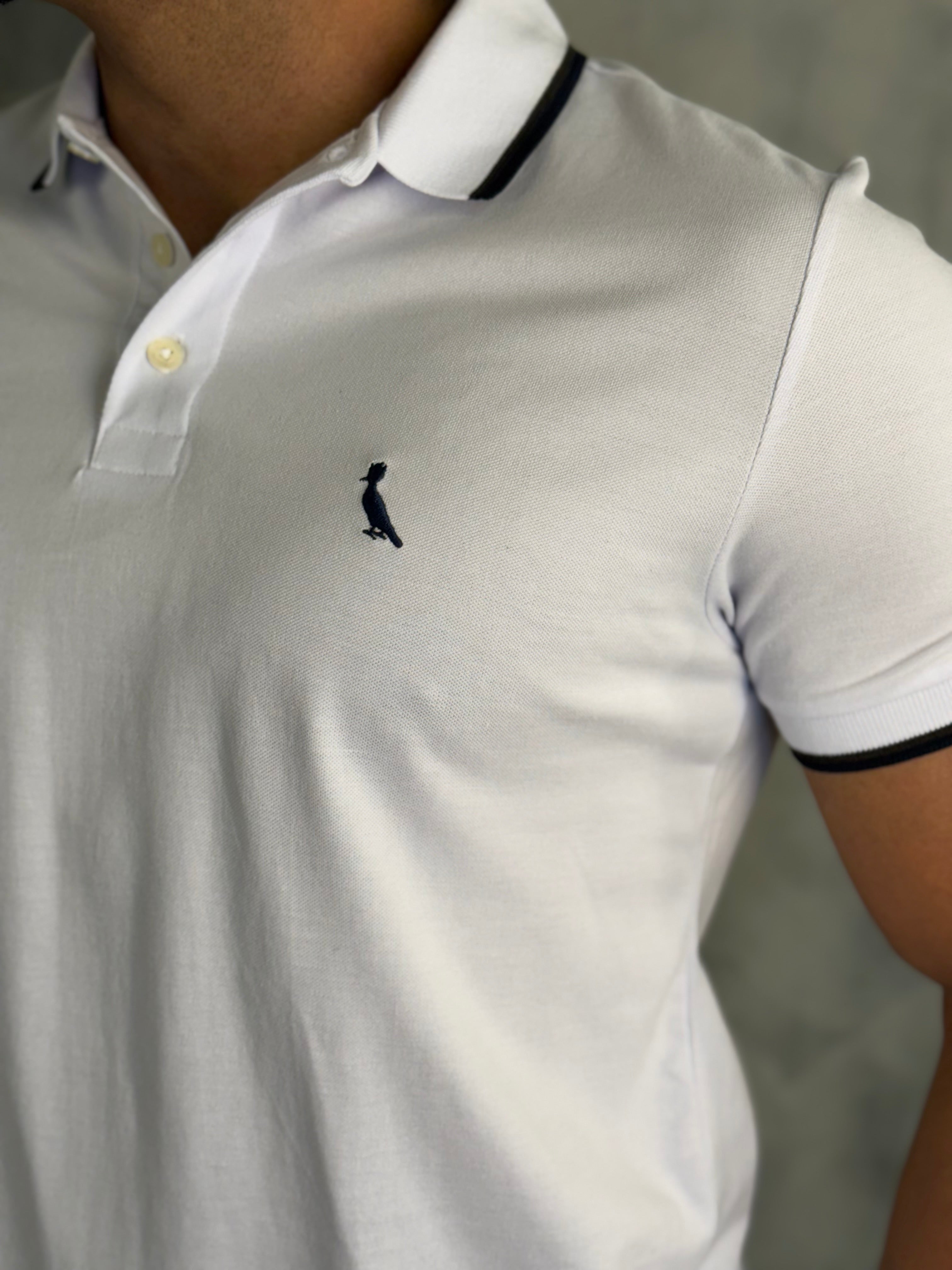 POLO FRISO DUPLO RESERVA BRANCO