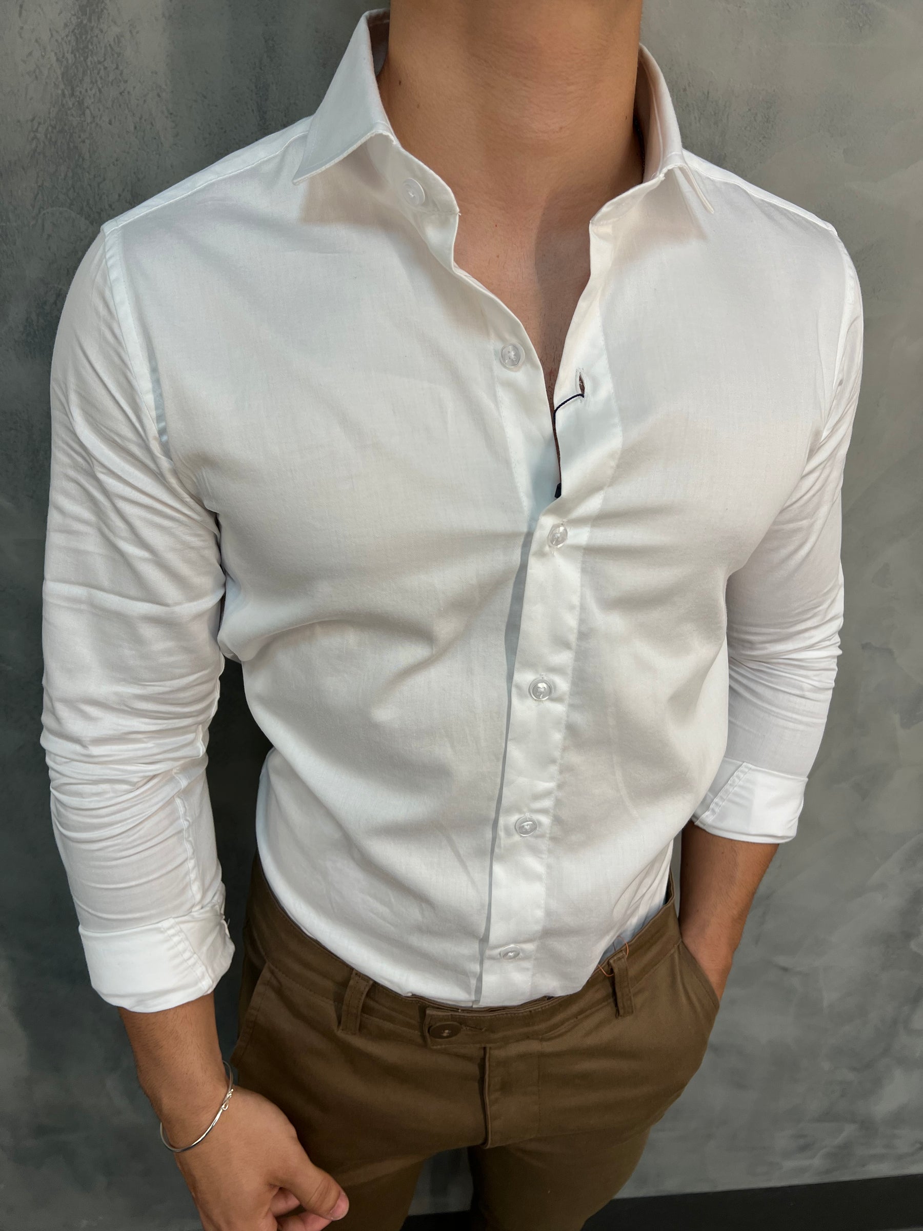 CAMISA M/L OXING BRANCO