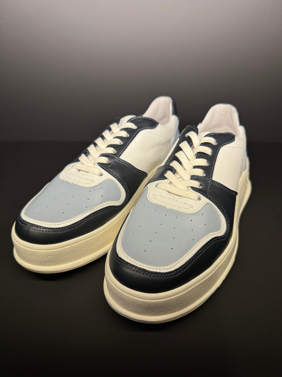 SNEAKER STUTTGART PONTO H BRANCO/AZUL