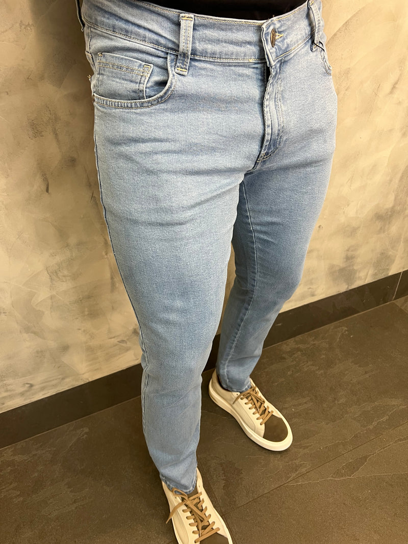 CALÇA JEANS SKINNY PK DLZ AZUL CLARO