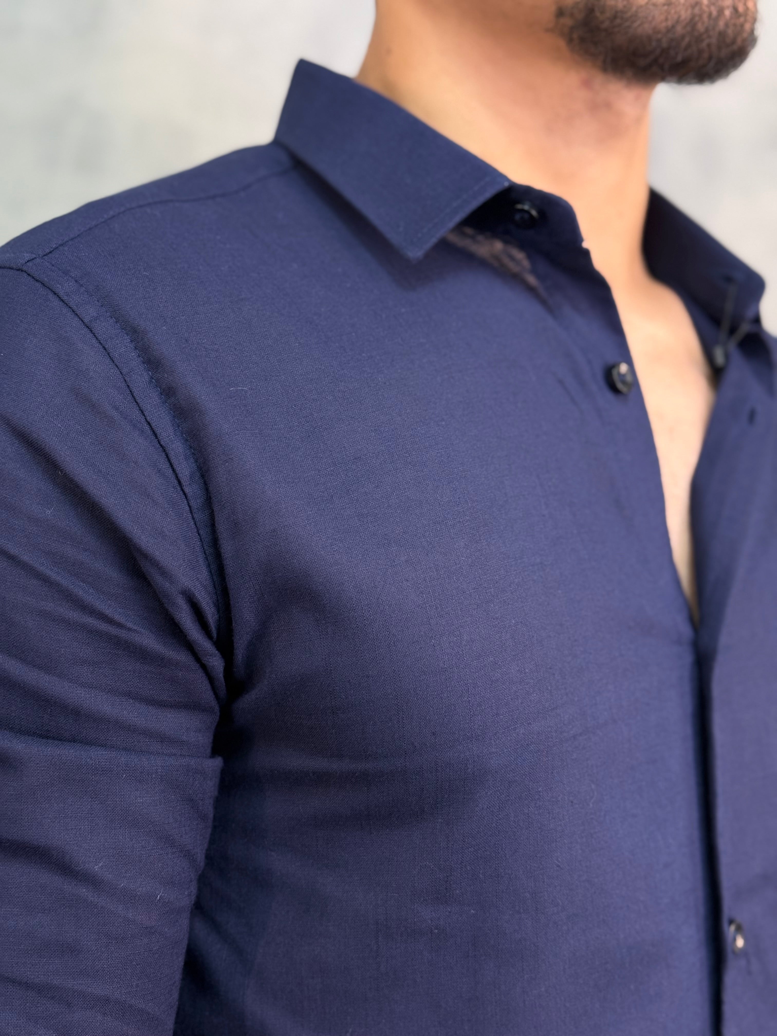 CAMISA M/L FLAME PONTO H MARINHO