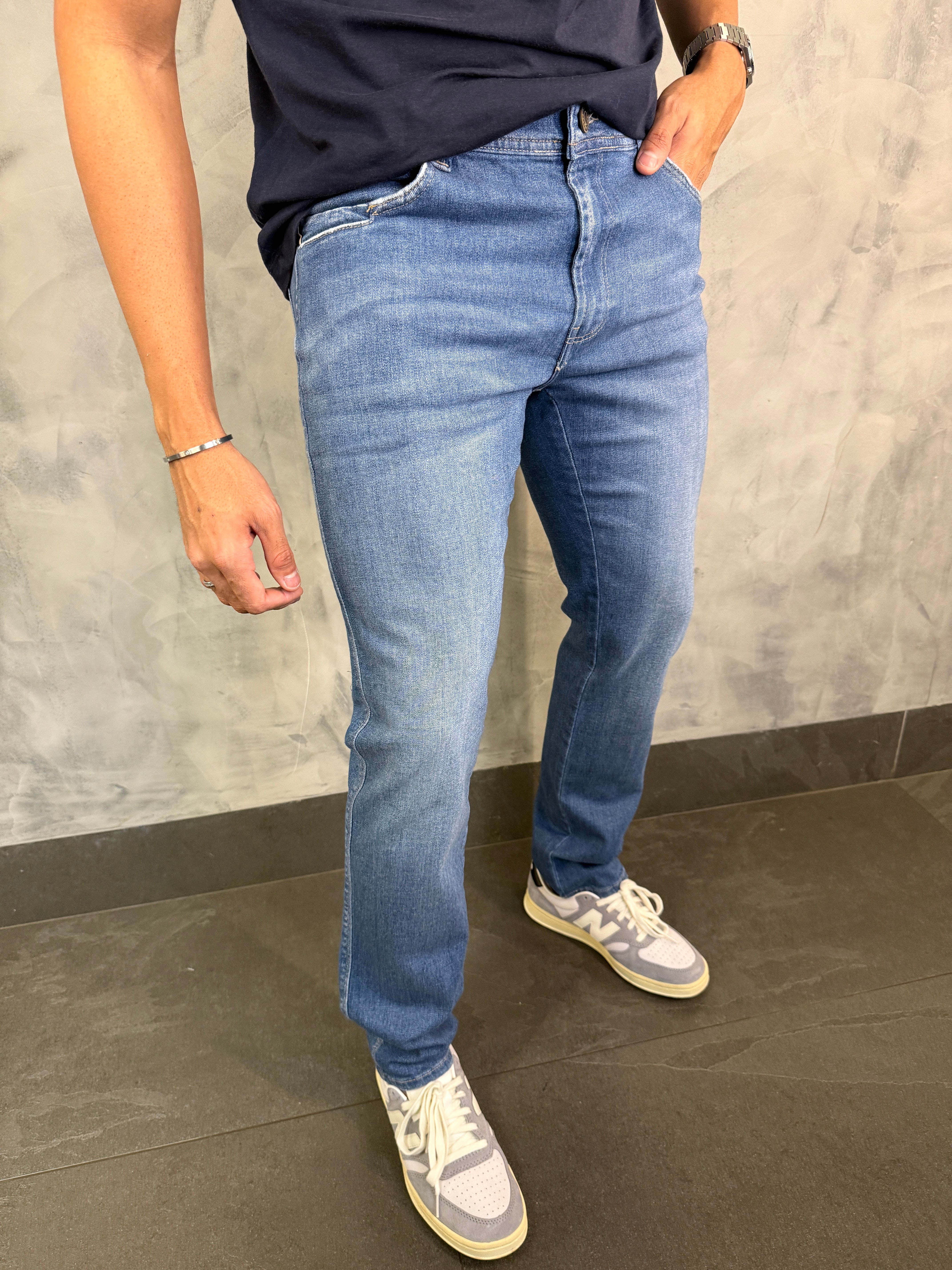 CALÇA JEANS SKINNY SW DLZ JEANS MÉDIO