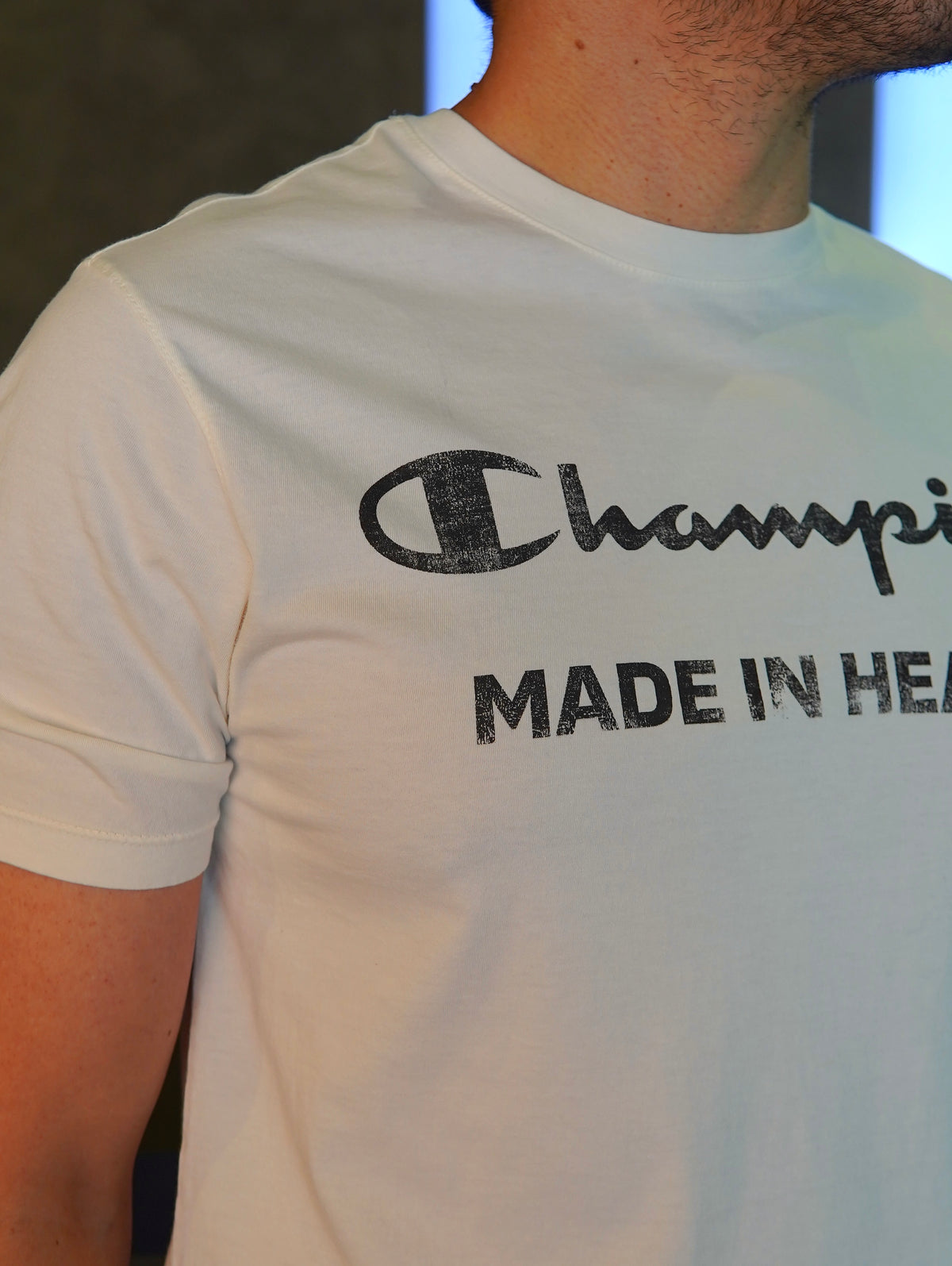 T SHIRT RG CHAMPION X JOHN JOHN OFF WHITE