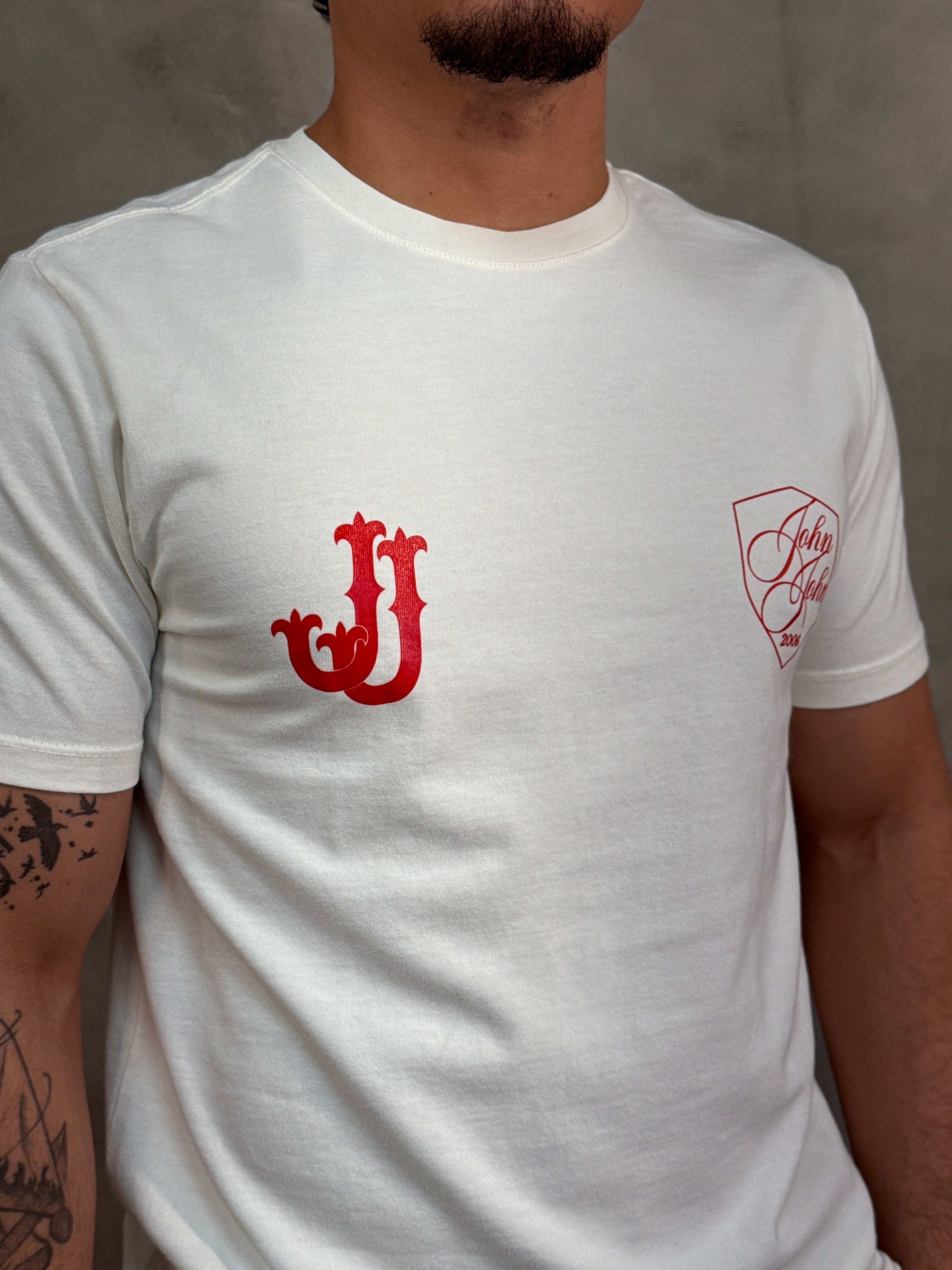 T SHIRT RG 2 SIDES JOHN JOHN OFF WHITE