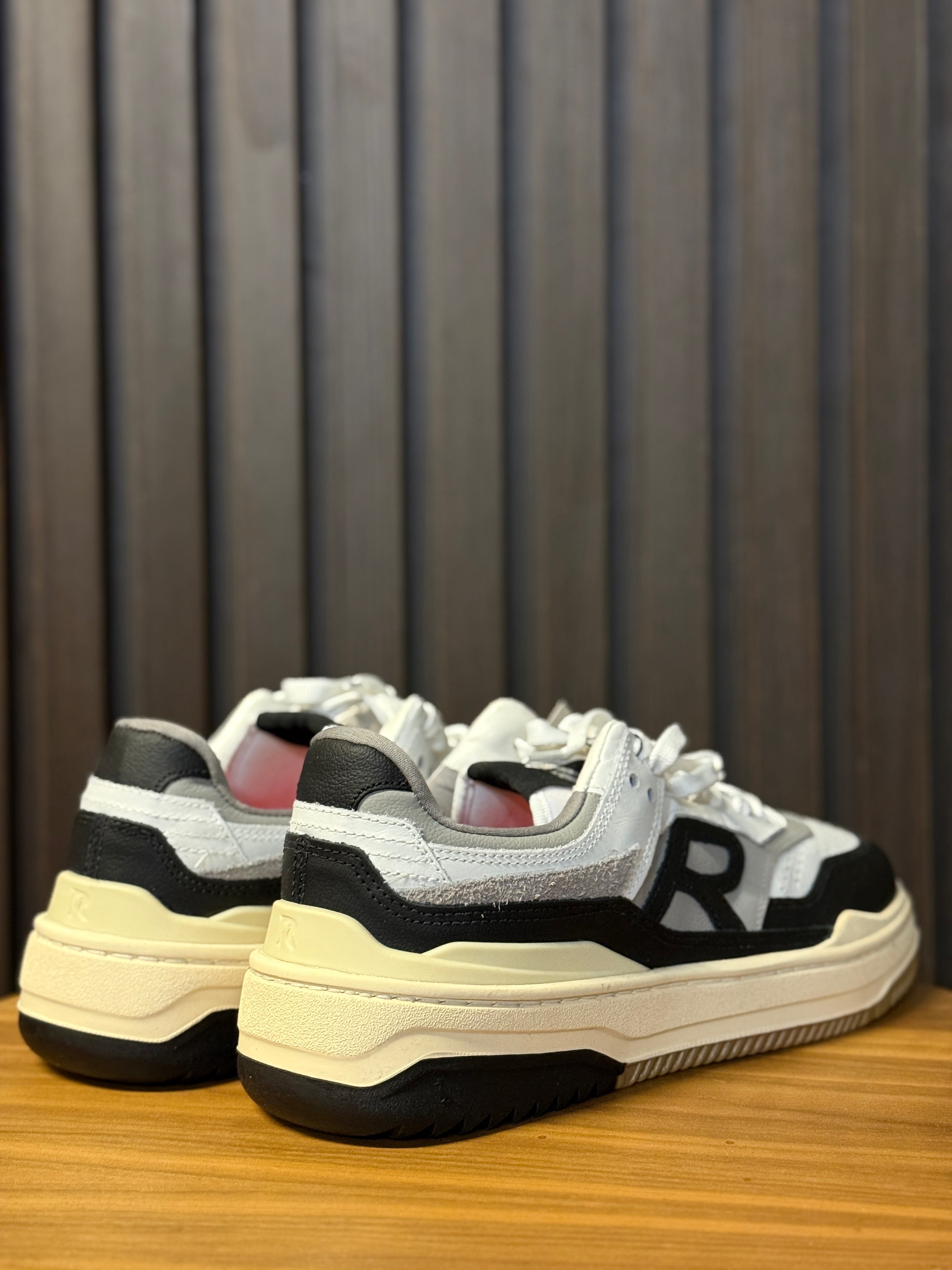 RYH TÊNIS RSV R BROOX RESERVA BRANCO/PRETO/CINZA