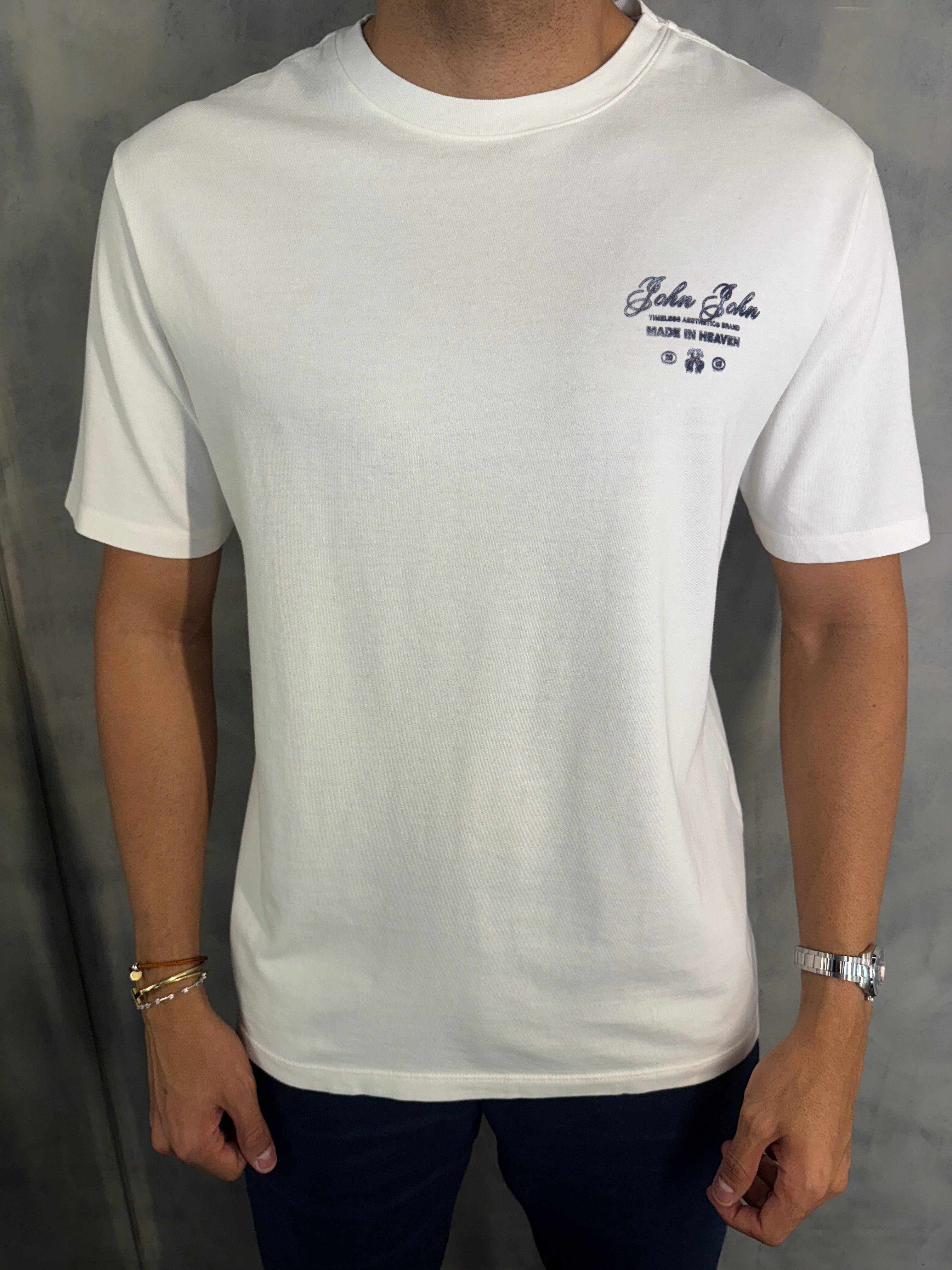 T SHIRT RX BRIGHT LIGHT JOHN JOHN OFF WHITE