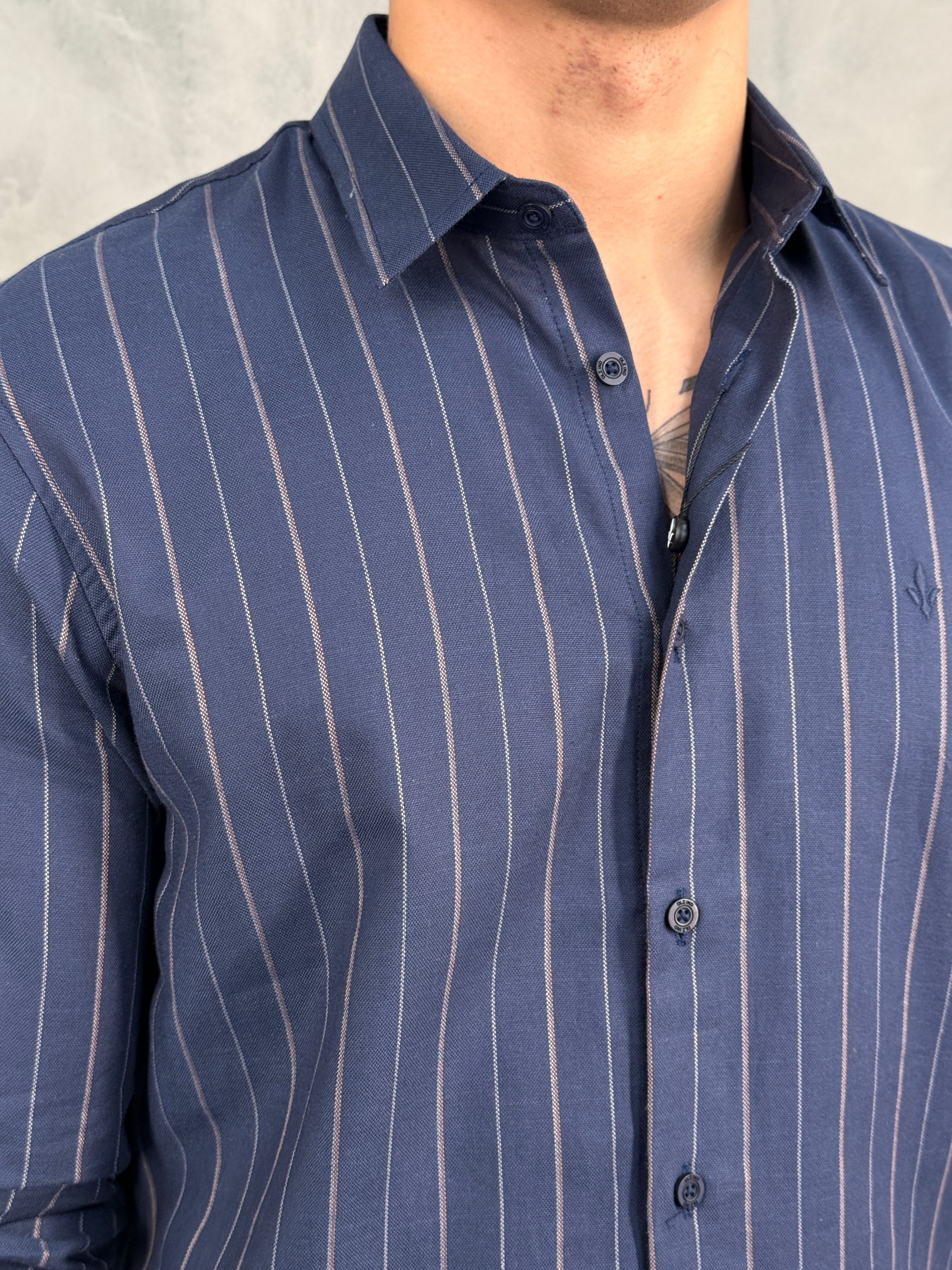 CAMISA M/L COMFORT DLZ MARINHO NAVAL