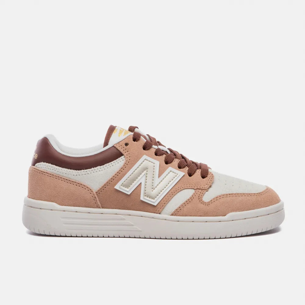 TÊNIS 480 LOW NEW BALANCE BEGE CLARO/GOLD