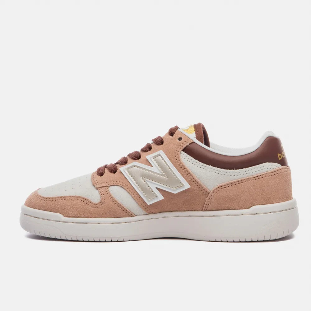 TÊNIS 480 LOW NEW BALANCE BEGE CLARO/GOLD
