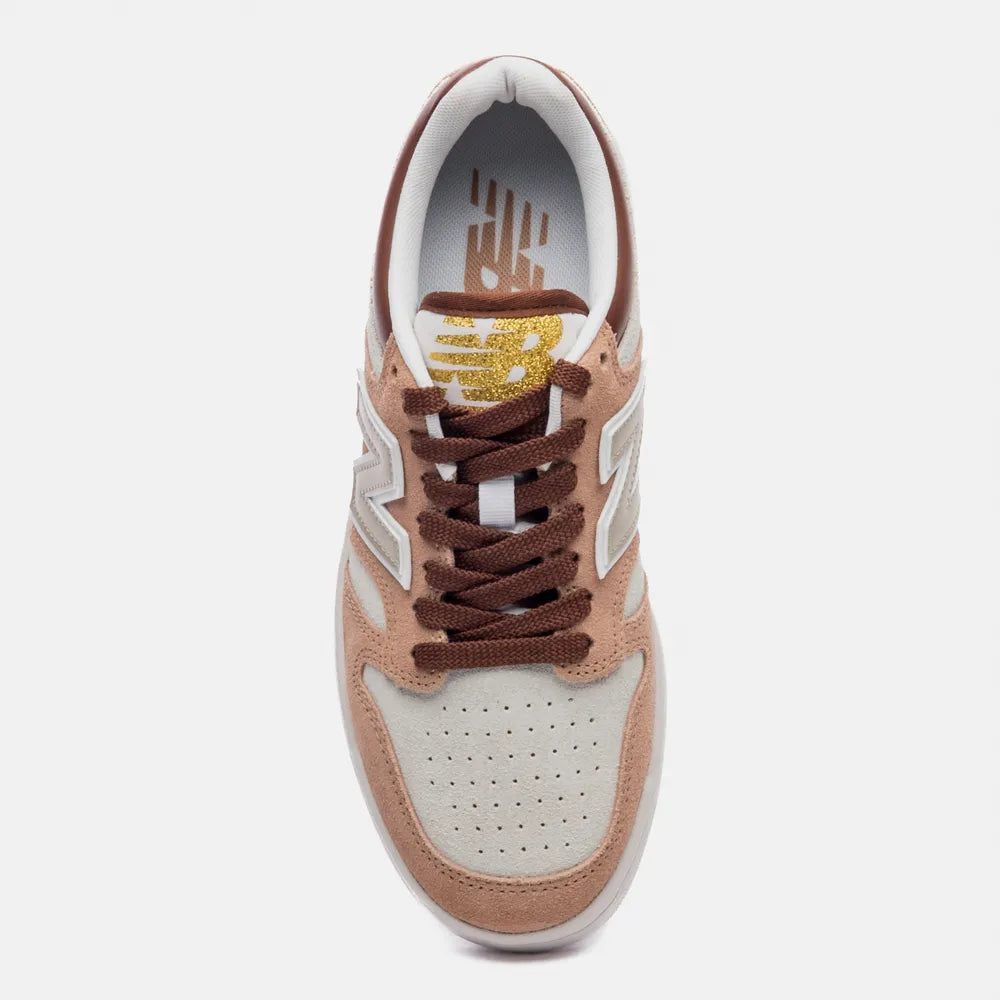 TÊNIS 480 LOW NEW BALANCE BEGE CLARO/GOLD