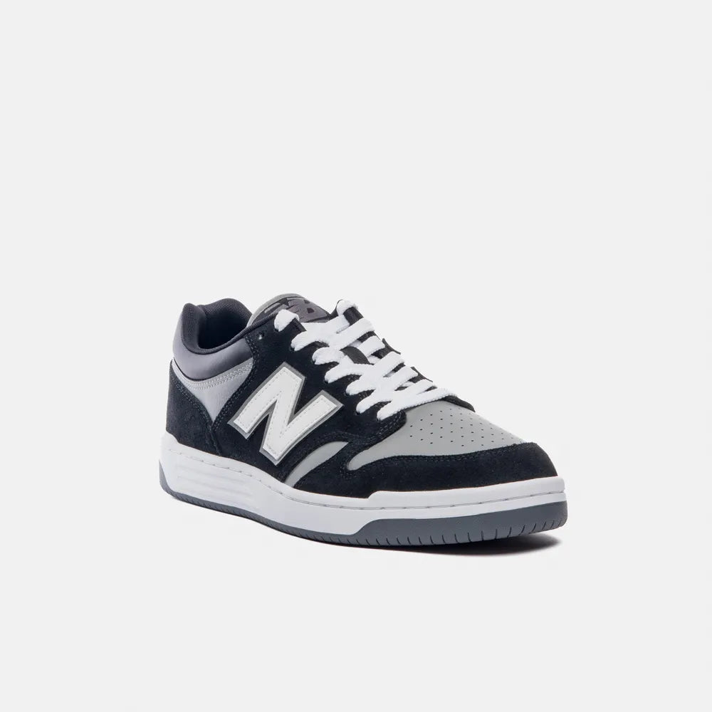 TÊNIS 480 LOW UNISEX NEW BALANCE PRETO/CINZA