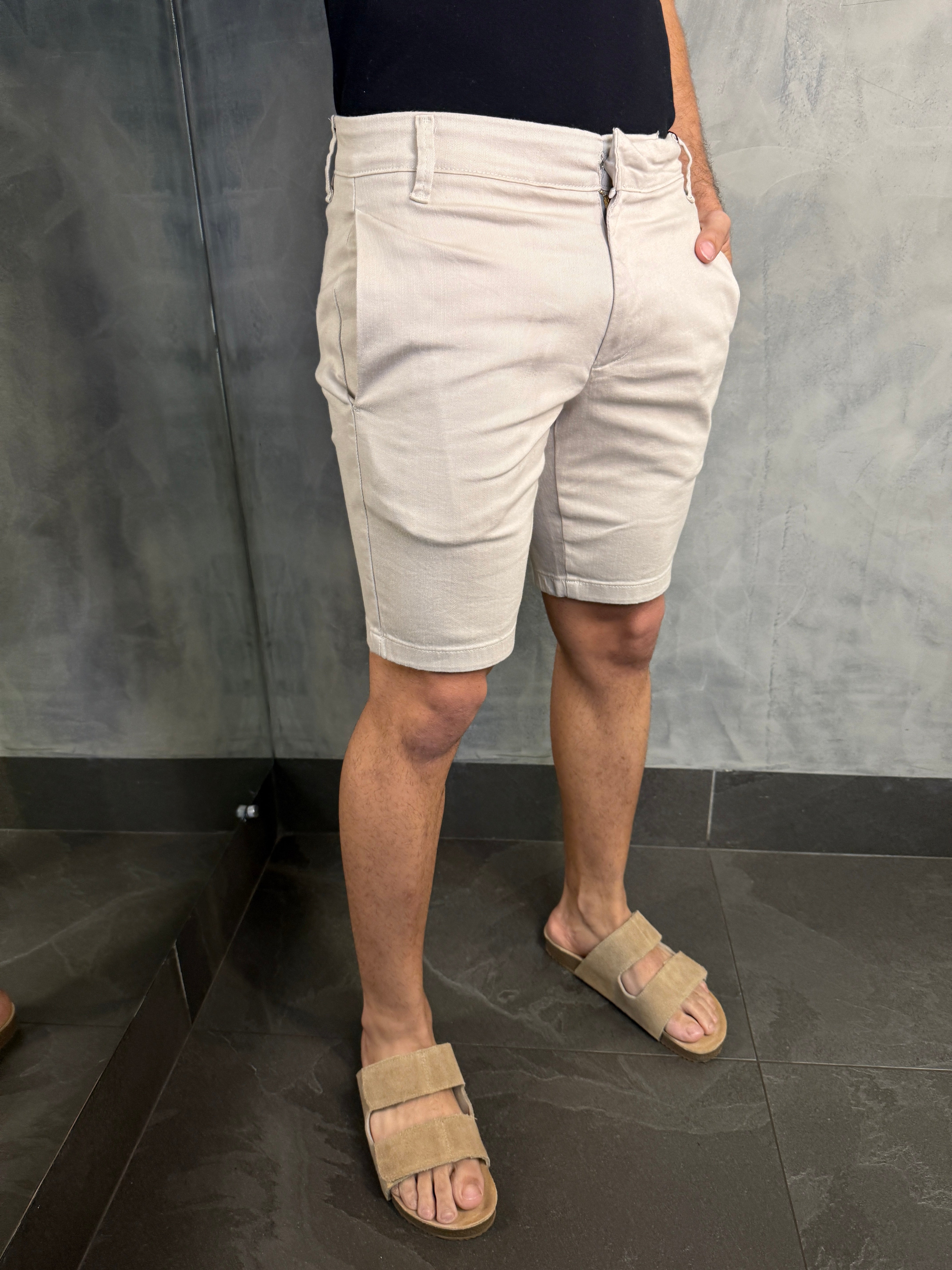 BERMUDA ALFAIATARIA SELECT DLZ BEGE SAND