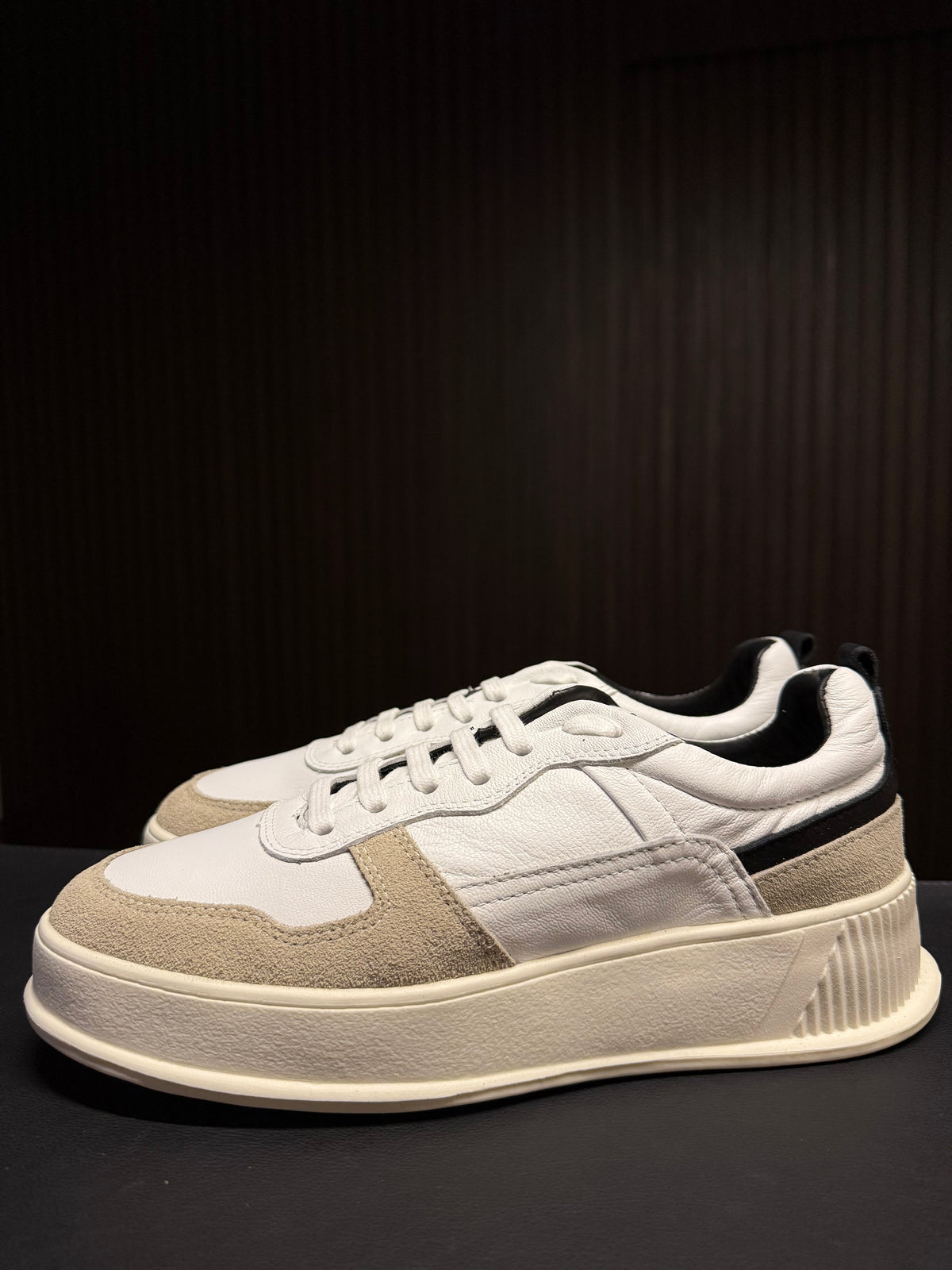 SNEAKER NICE PONTO H BRANCO/CREME