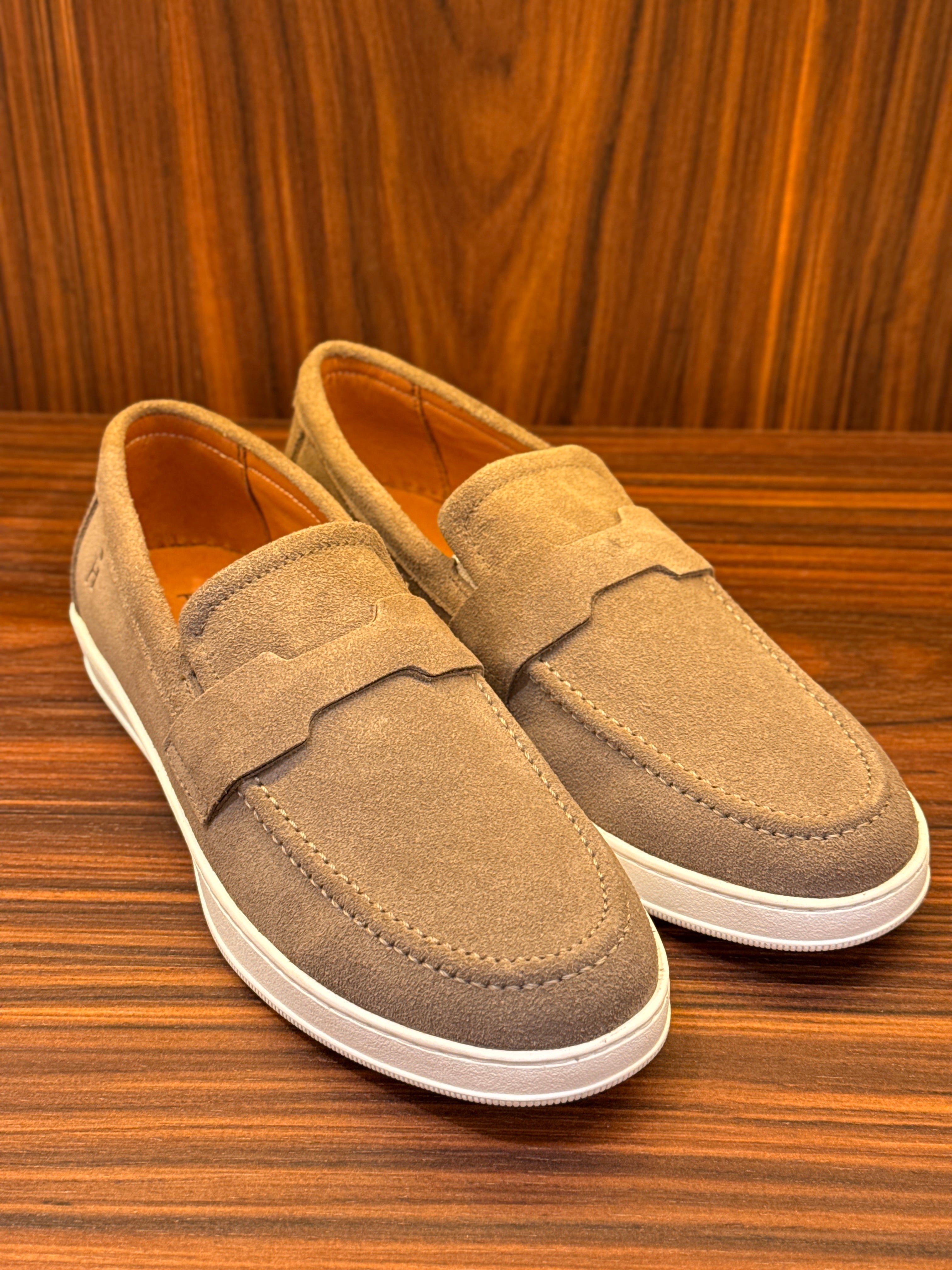 SLIP ON HORUS SUMMER CAMURÇA PONTO H TAUPE