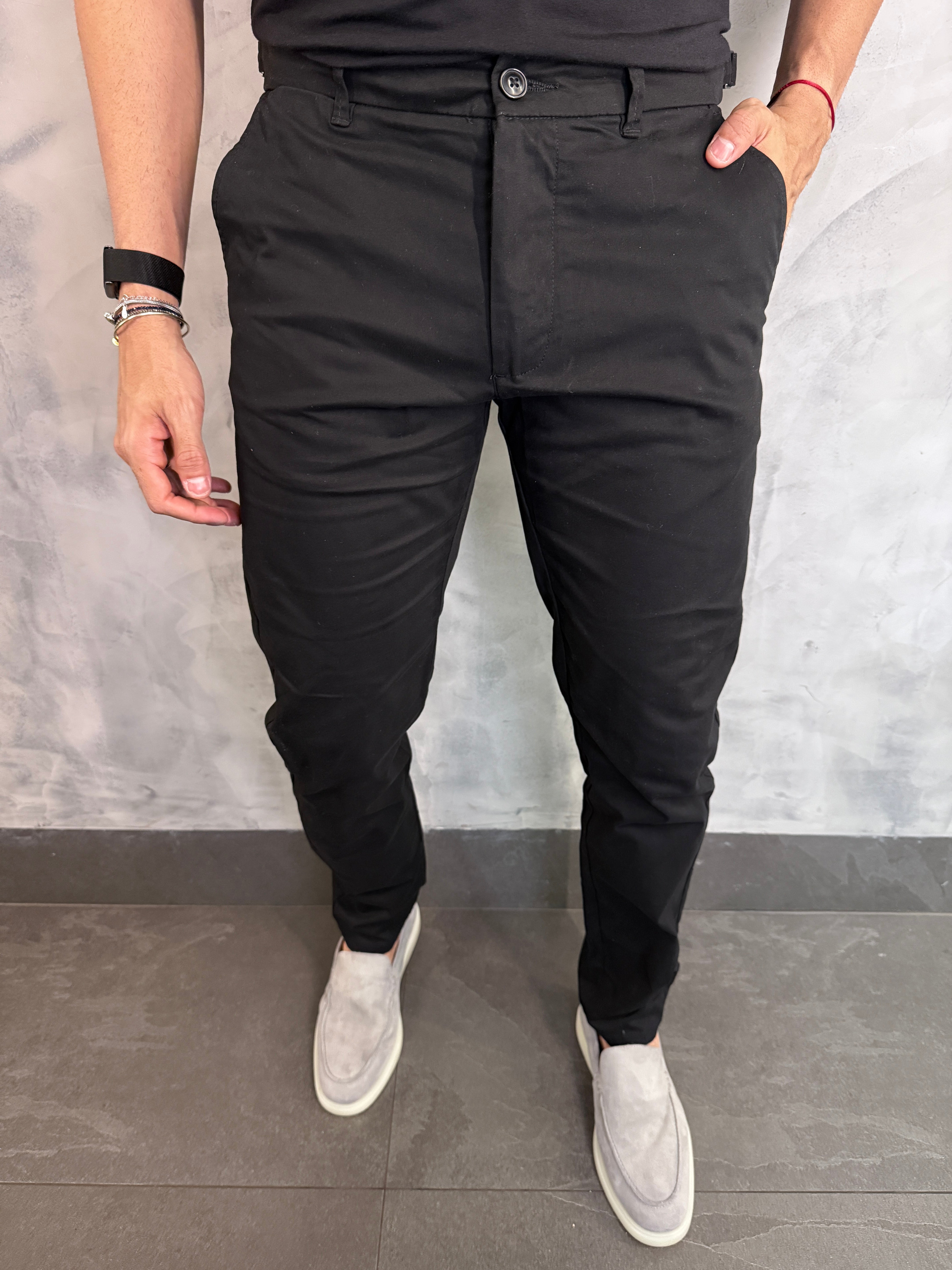 CALÇA ALF. SARJA C/ FIVELA PONTO H