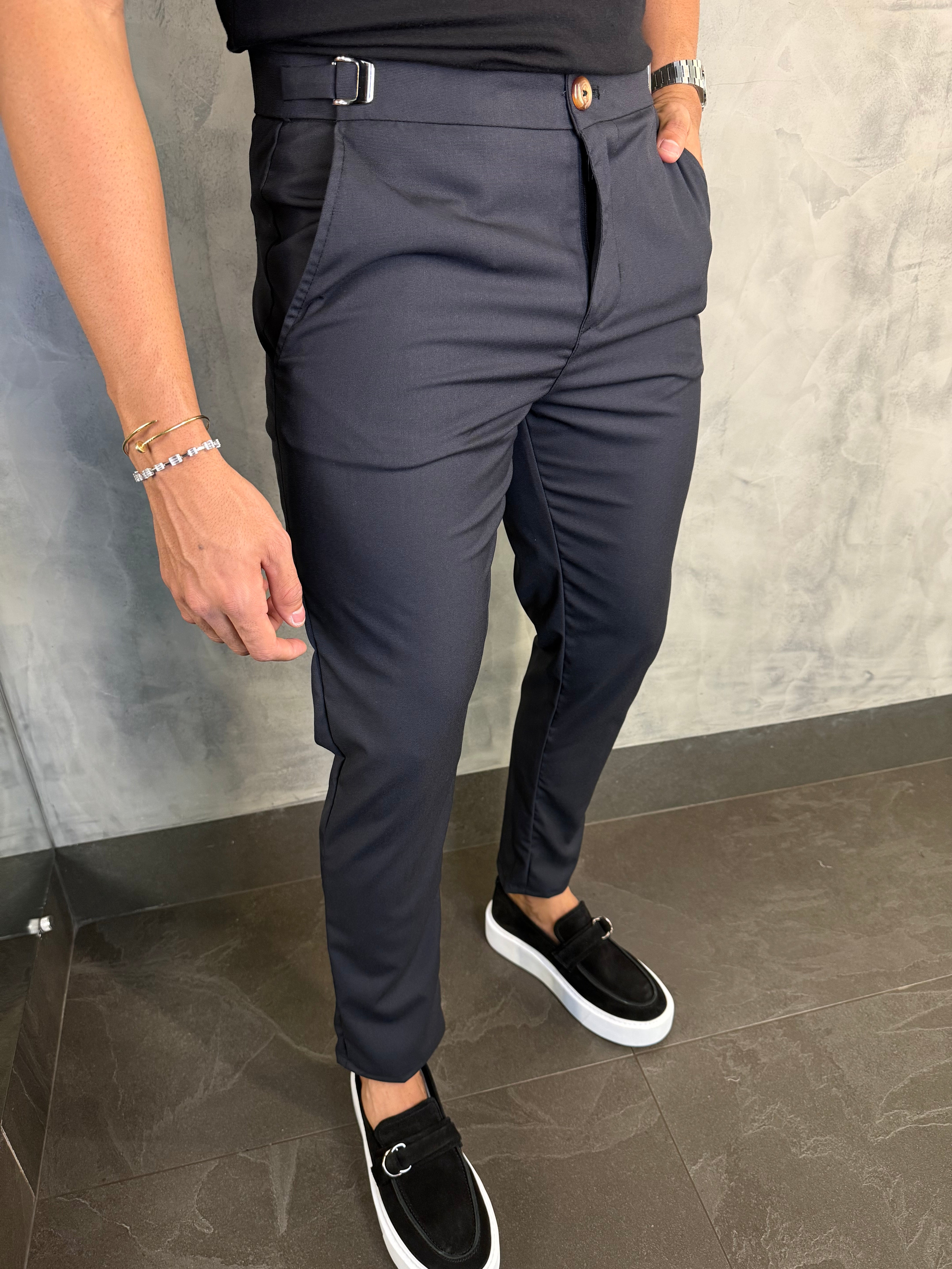 CALÇA ALF. DUBAI PONTO H PRETO