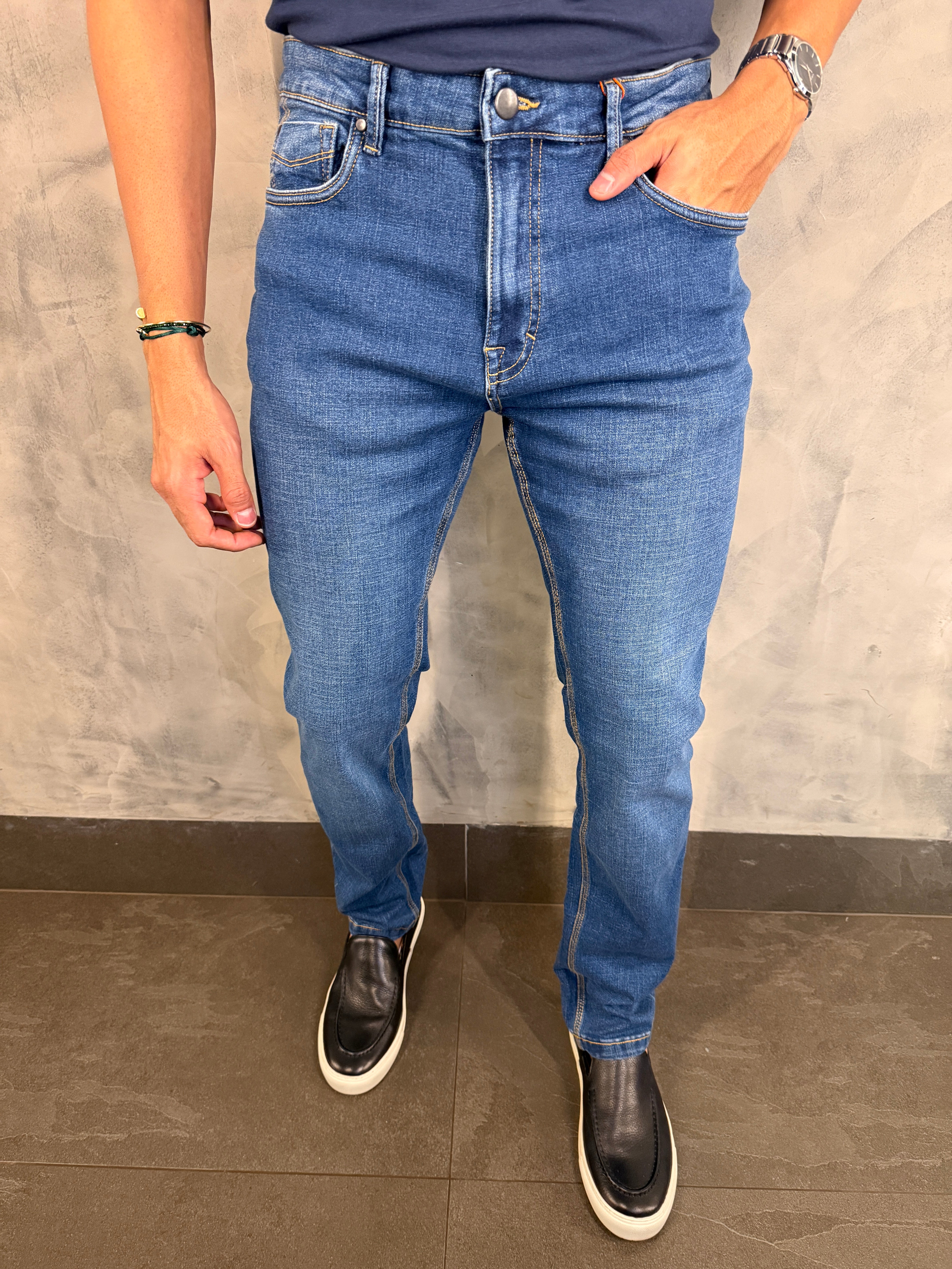 CALÇA JEANS SLIM MOTION FLEX ANKOR