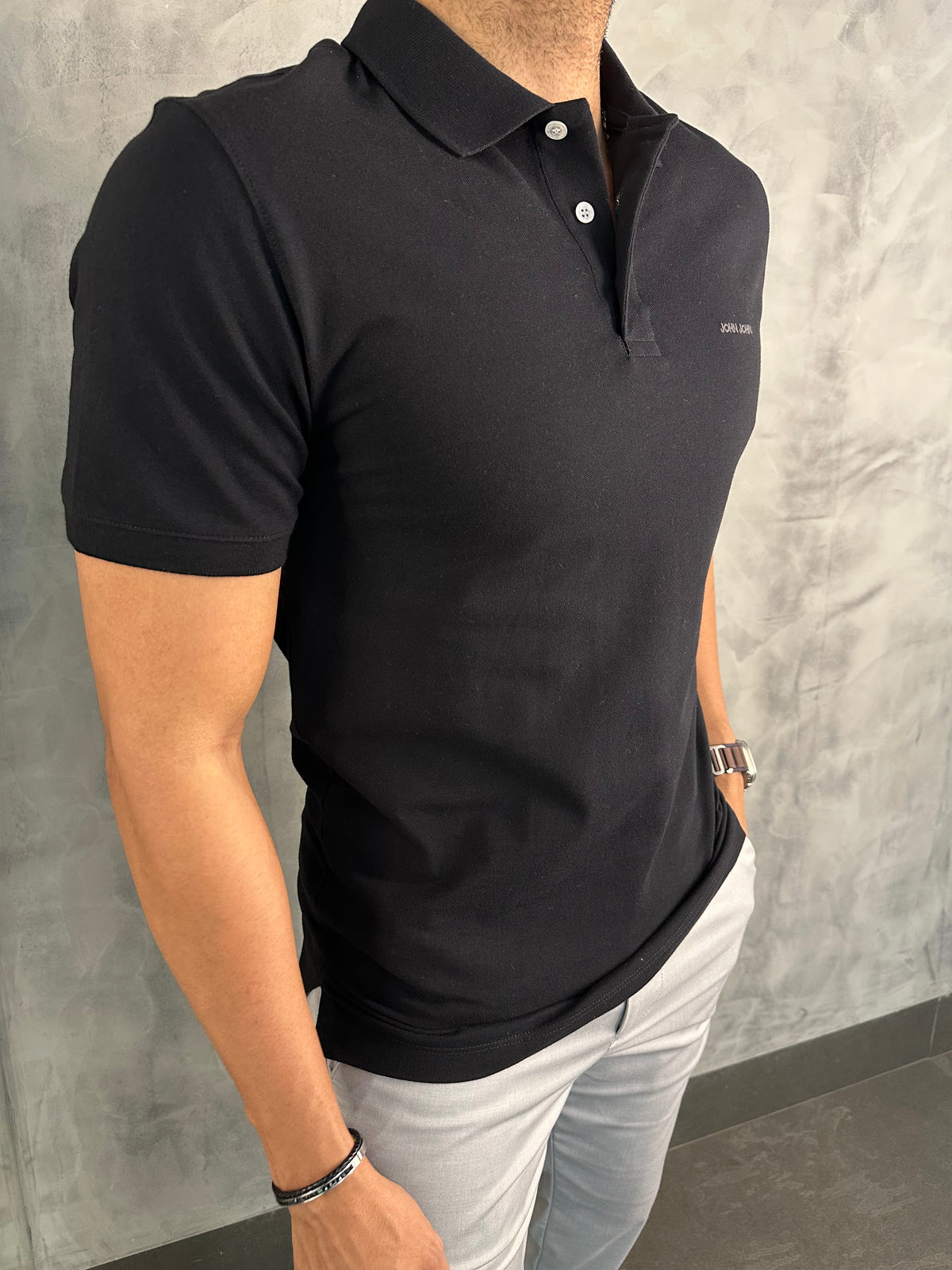 POLO RG NEW SIMPLE BASIC JOHN JOHN PRETO