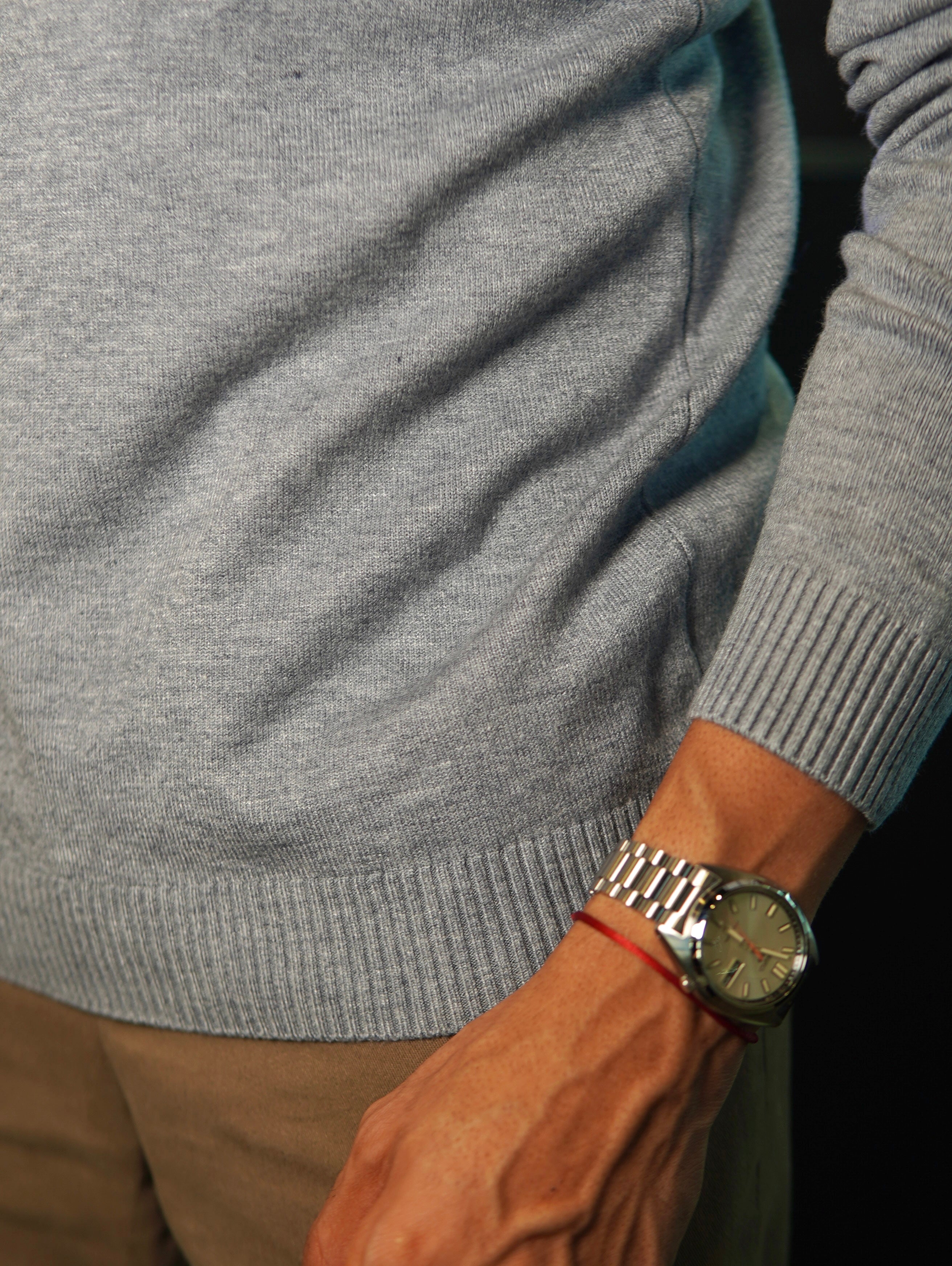 SUETER TRICOT GOLA ALTA PONTO H