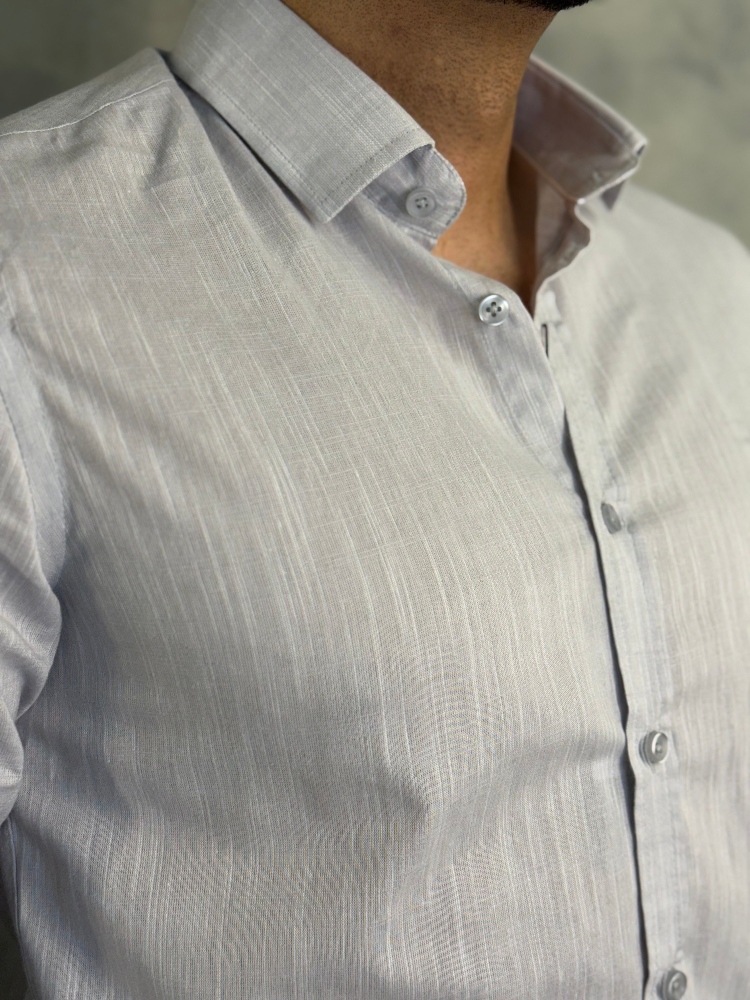 CAMISA M/L FLAME INDICCATTO CINZA