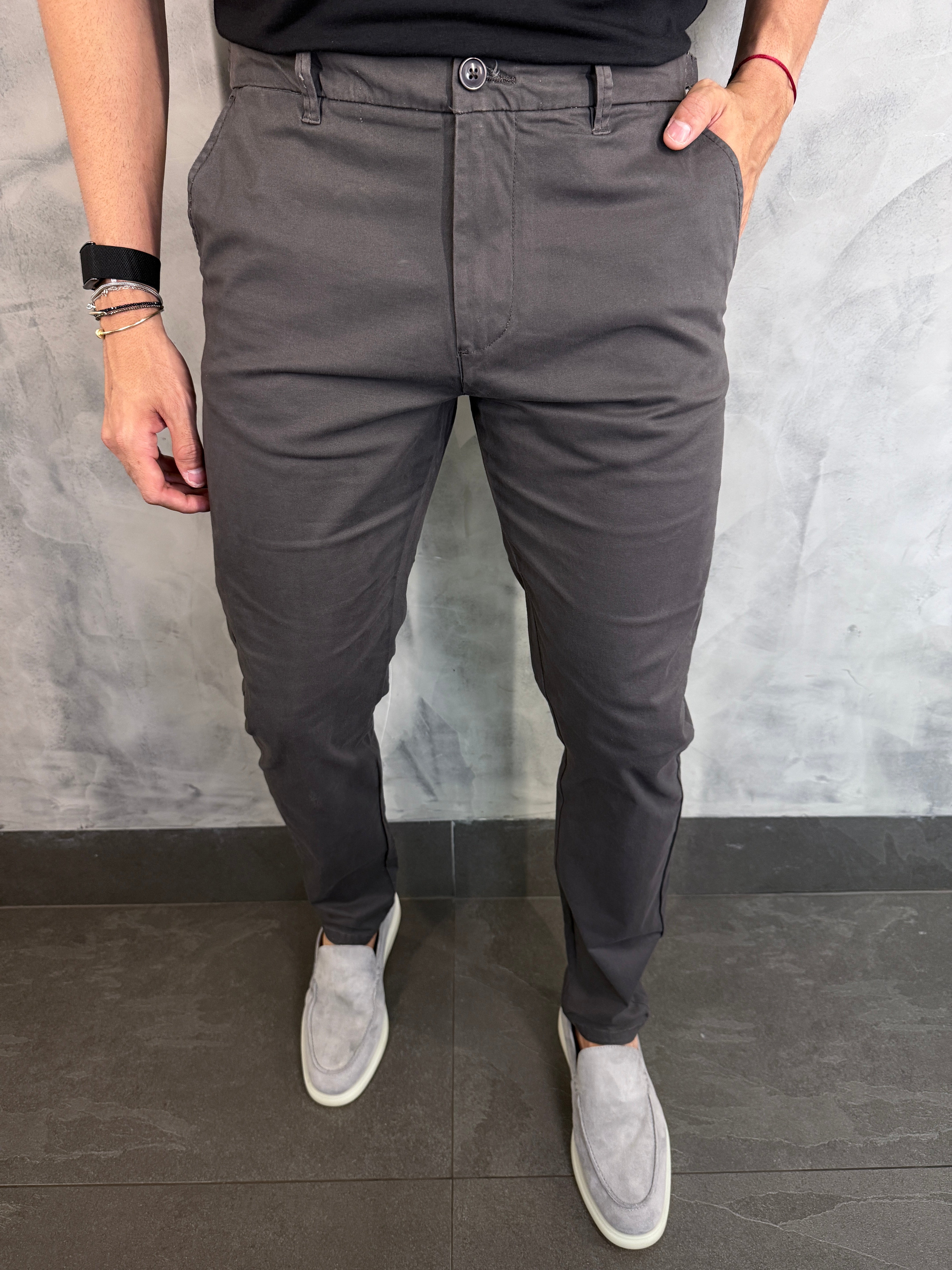 CALÇA ALF. SARJA C/ FIVELA PONTO H