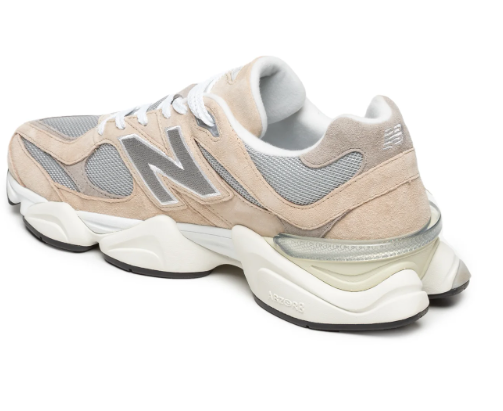 TÊNIS 9060 UNISEX NEW BALANCE MARROM CLARO/CINZA METALIZADO