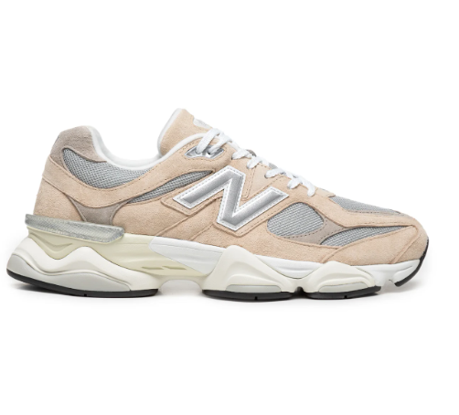 TÊNIS 9060 UNISEX NEW BALANCE MARROM CLARO/CINZA METALIZADO