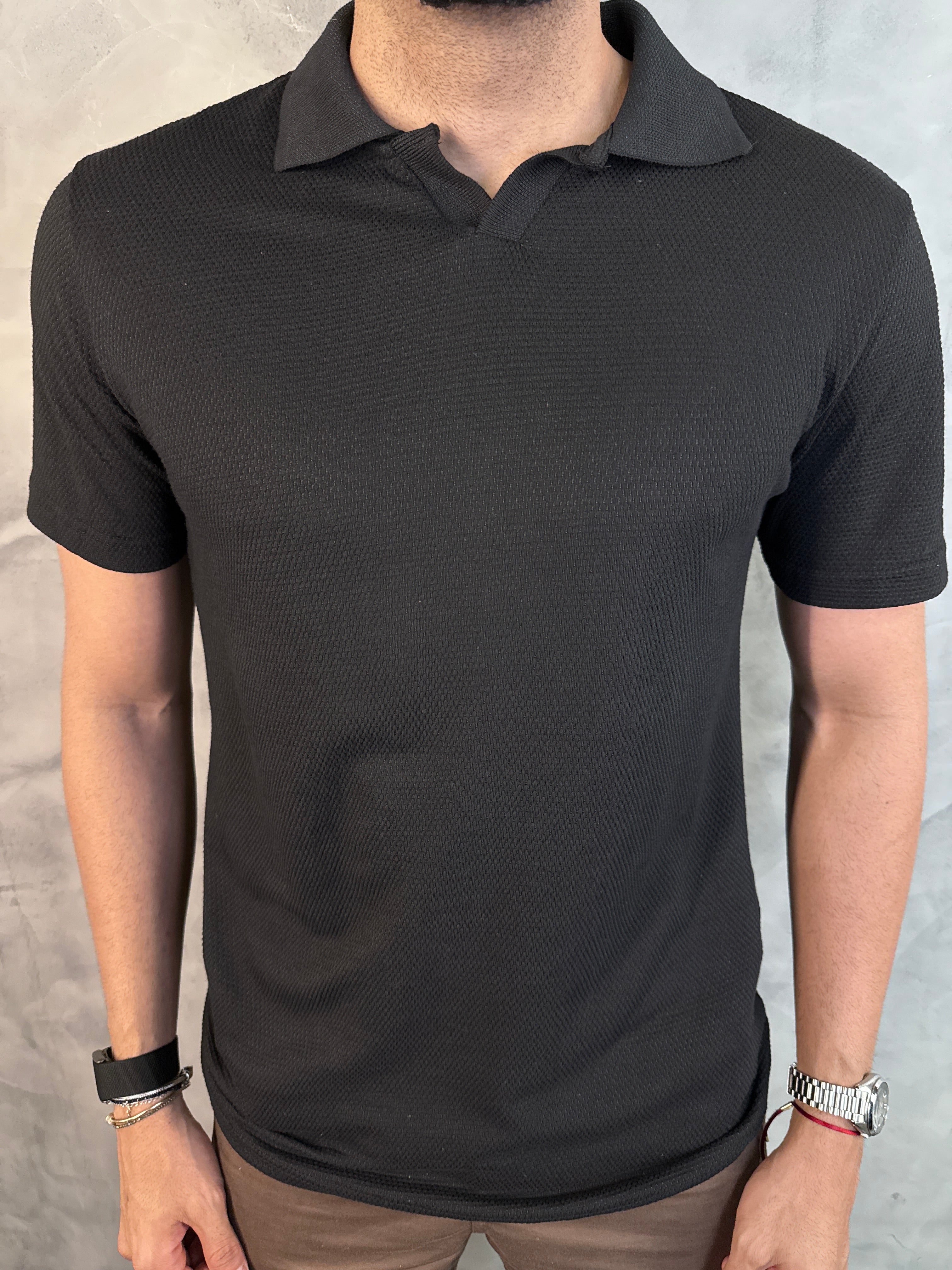 POLO WIBES PONTO H PRETO