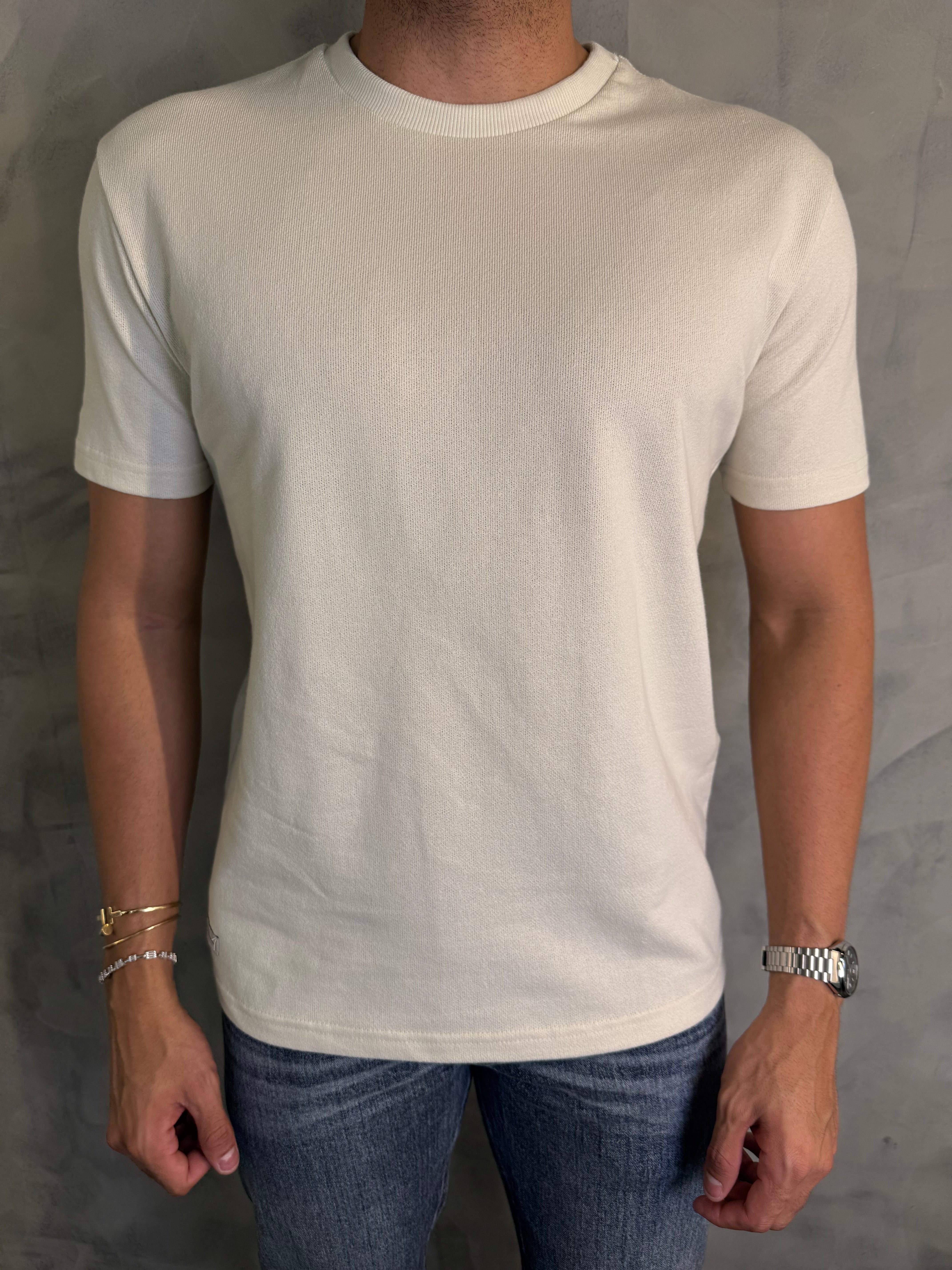 CAMISETA TEXTURA COMFORT KINGEJOE AREIA