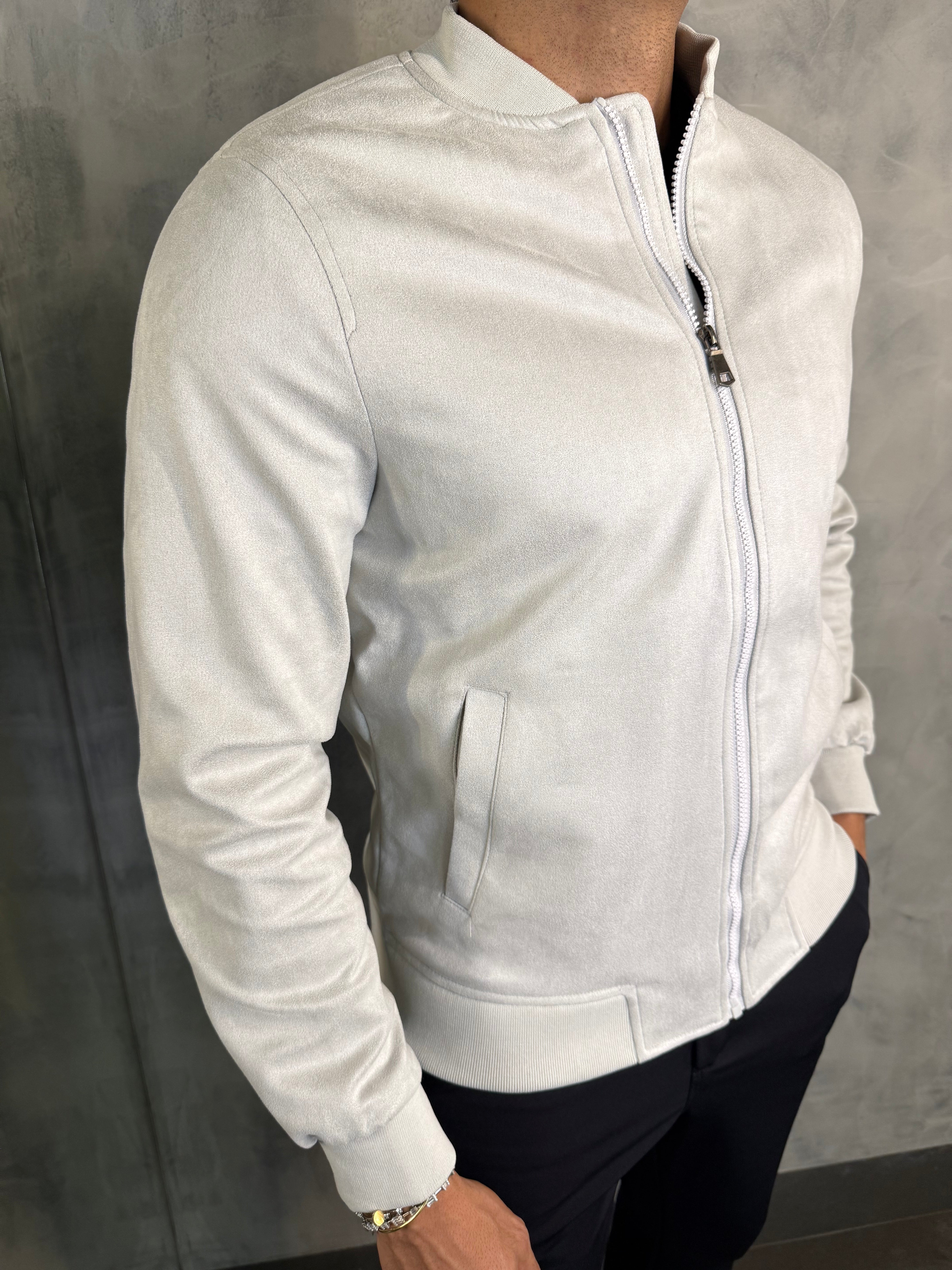 JAQUETA BOMBER SUEDE PONTO H