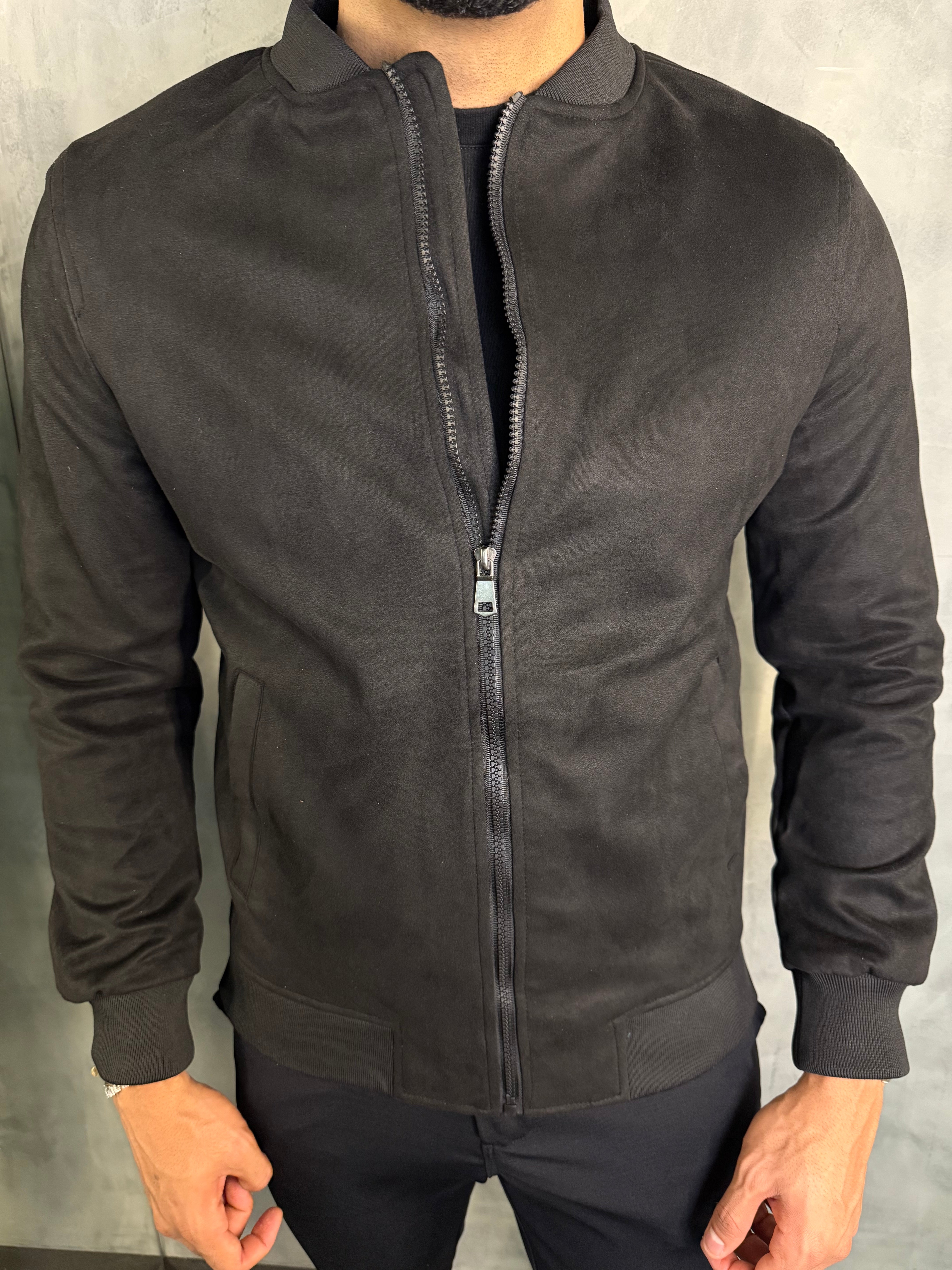 JAQUETA BOMBER SUEDE PONTO H