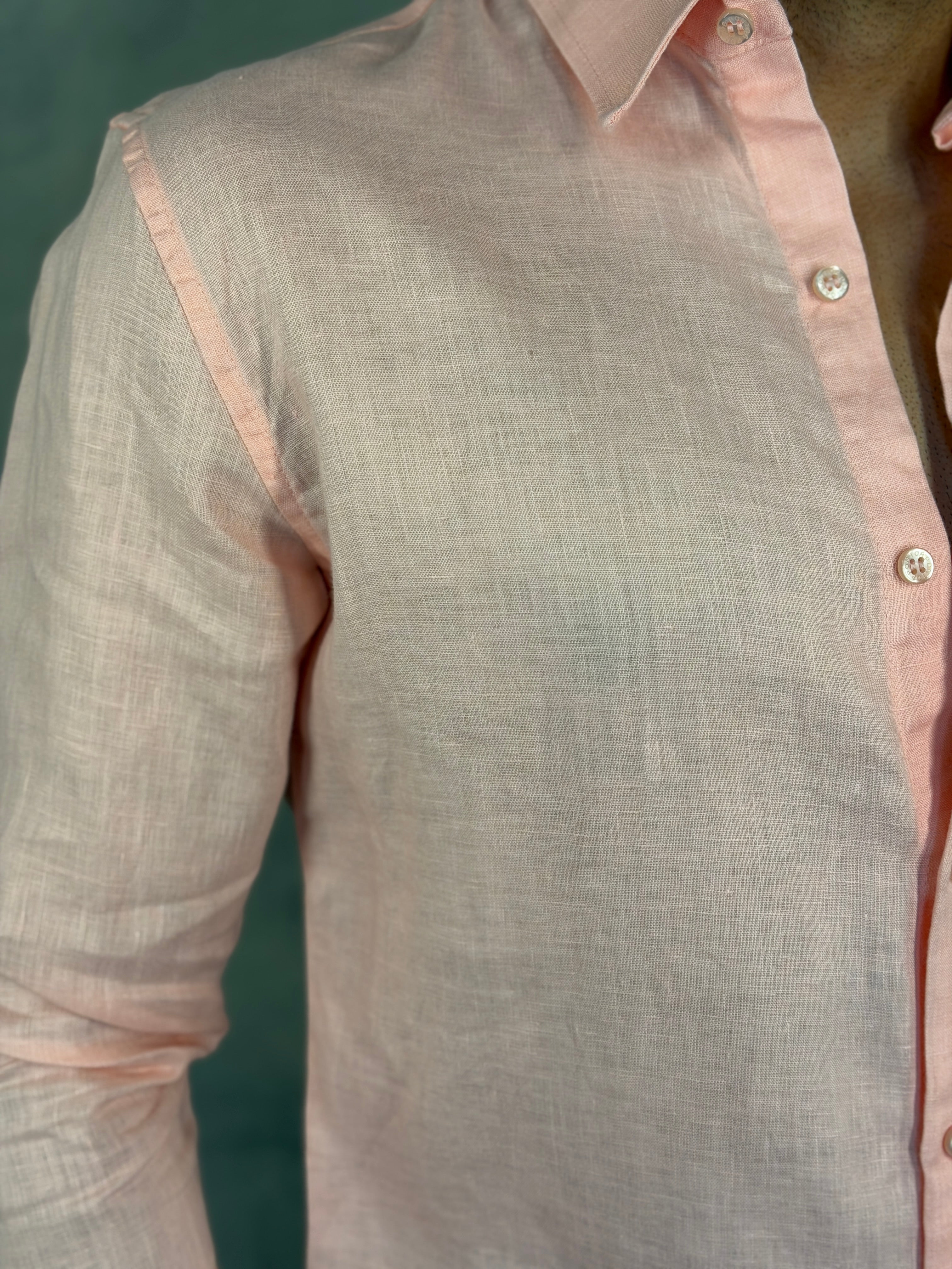 CAMISA M/L OASIS PURO LINHO PONTO H