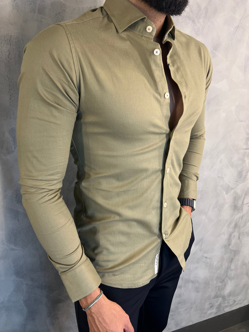 CAMISA M/L OXING VERDE SALVIA