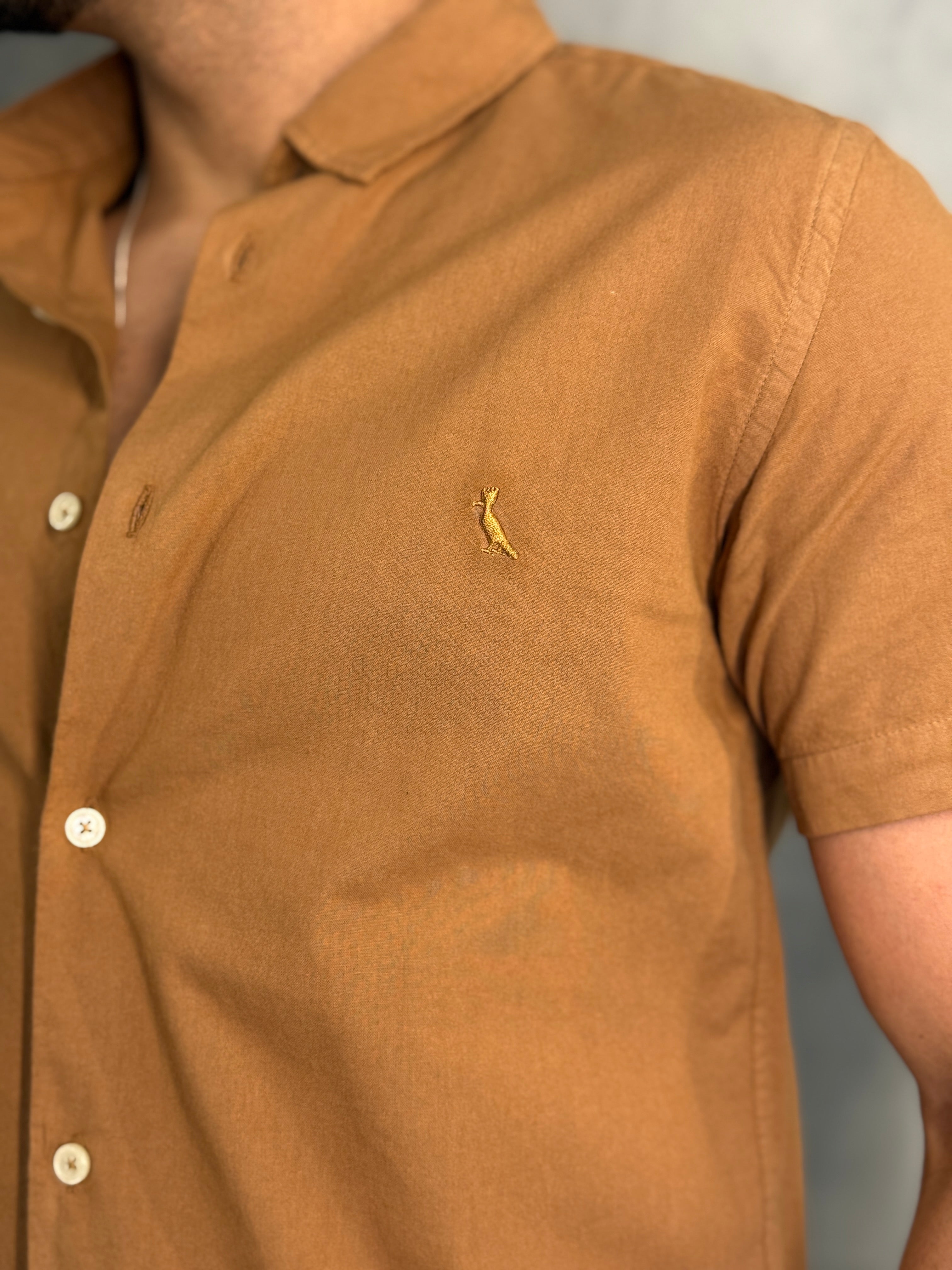CAMISA M/C NOVA PARATY RESERVA OCRE