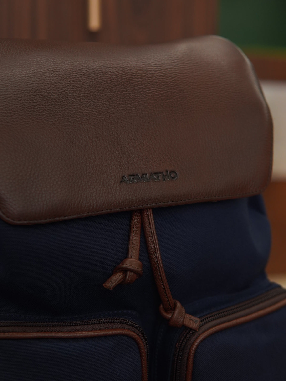MOCHILA M110-L LONA ARMIATHO MARINHO/CABERNET