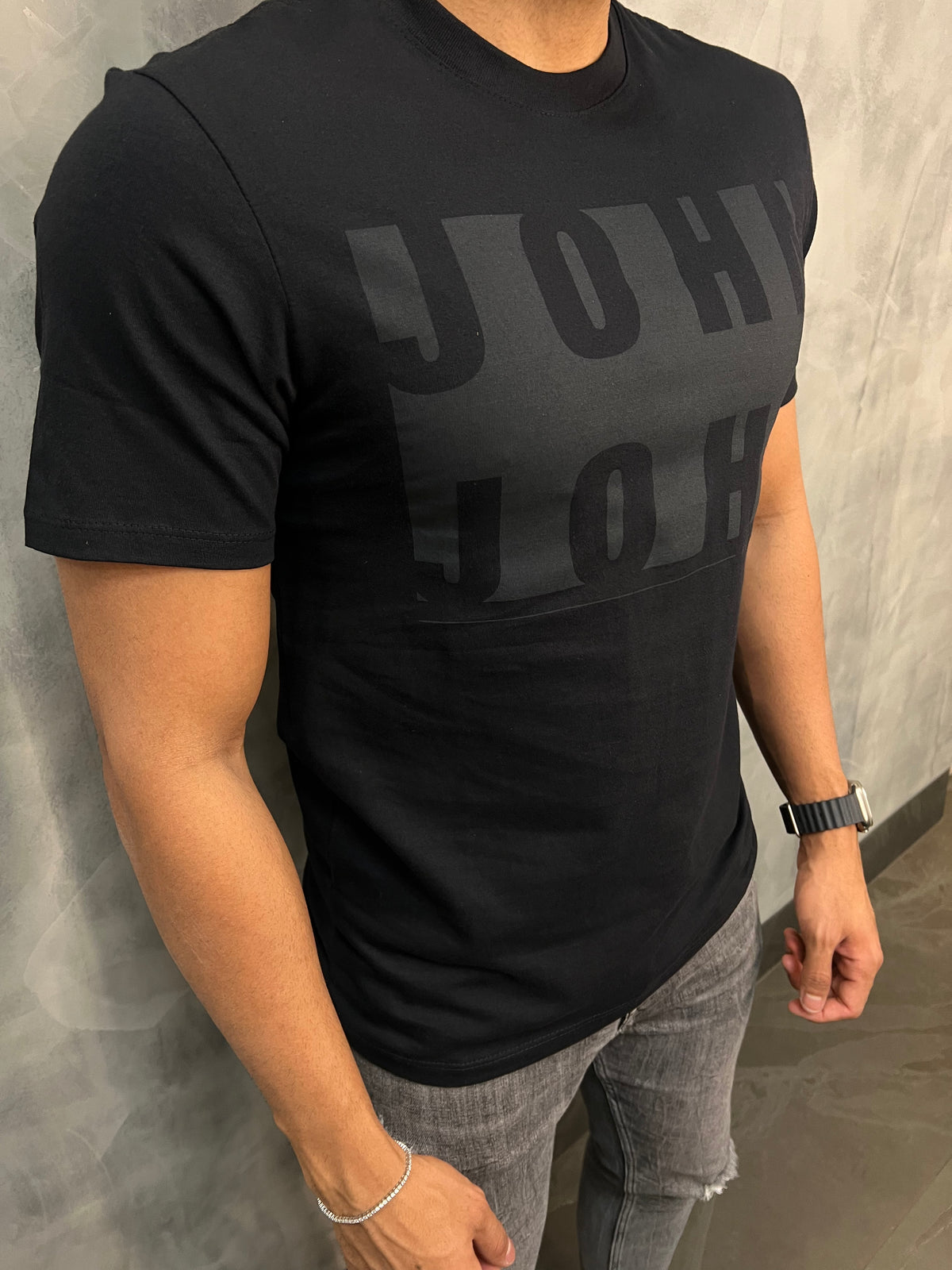 T SHIRT RG JHN JOHN JOHN PRETO