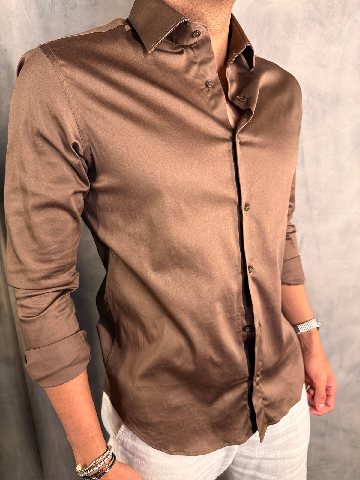 CAMISA M/L FIO 60 FIDELI