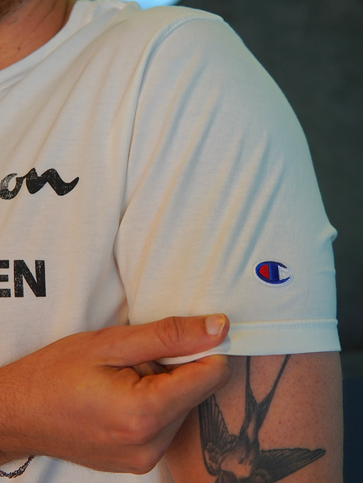 T SHIRT RG CHAMPION X JOHN JOHN OFF WHITE