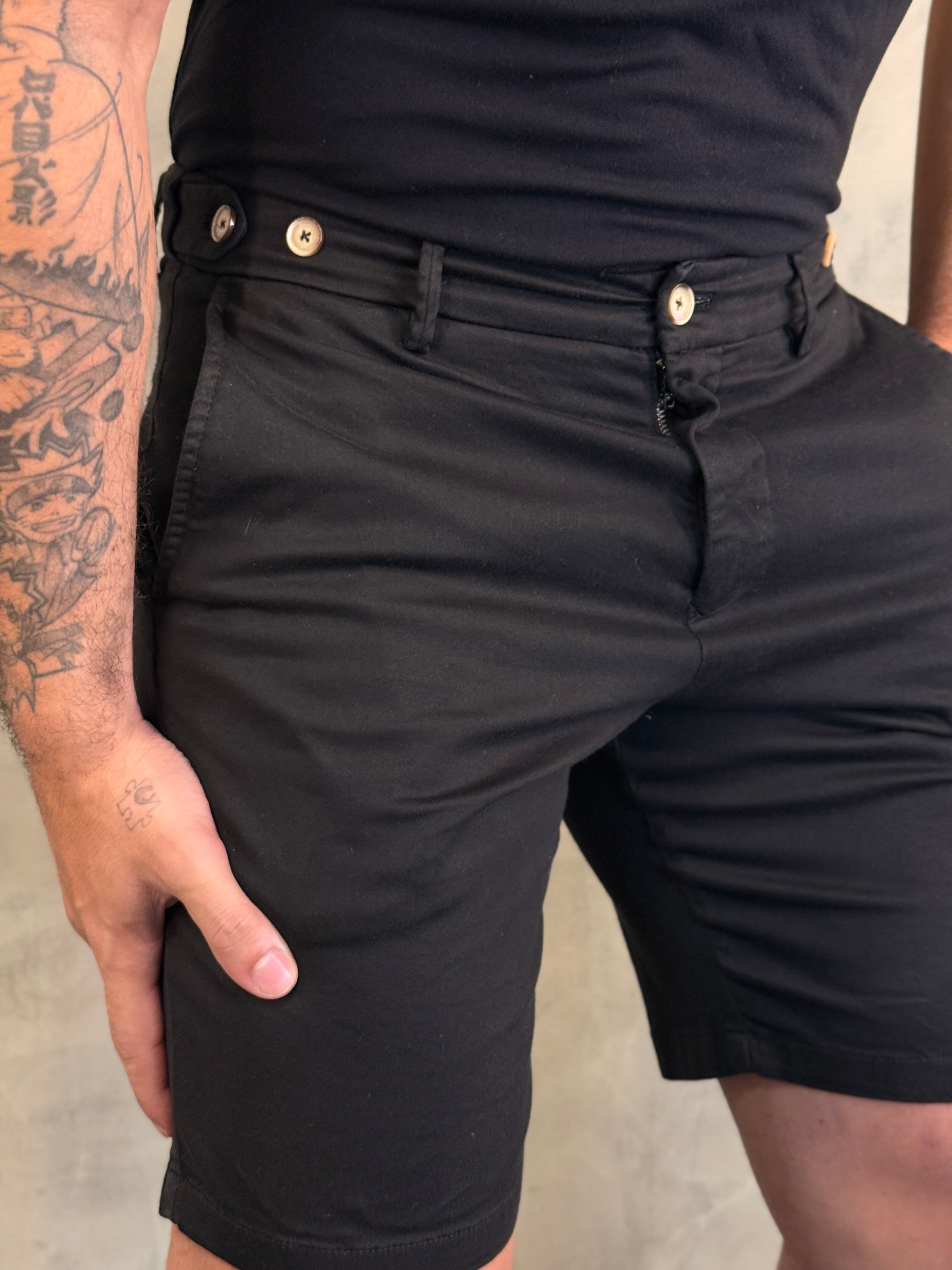 BERMUDA CASUAL-DAY ALF. STRETCH C/ AJUSTE ELASTICO CINTURA PONTO H