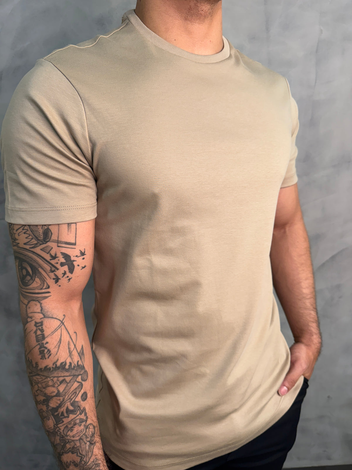 CAMISETA REGULAR FIDELI BORD BARRA