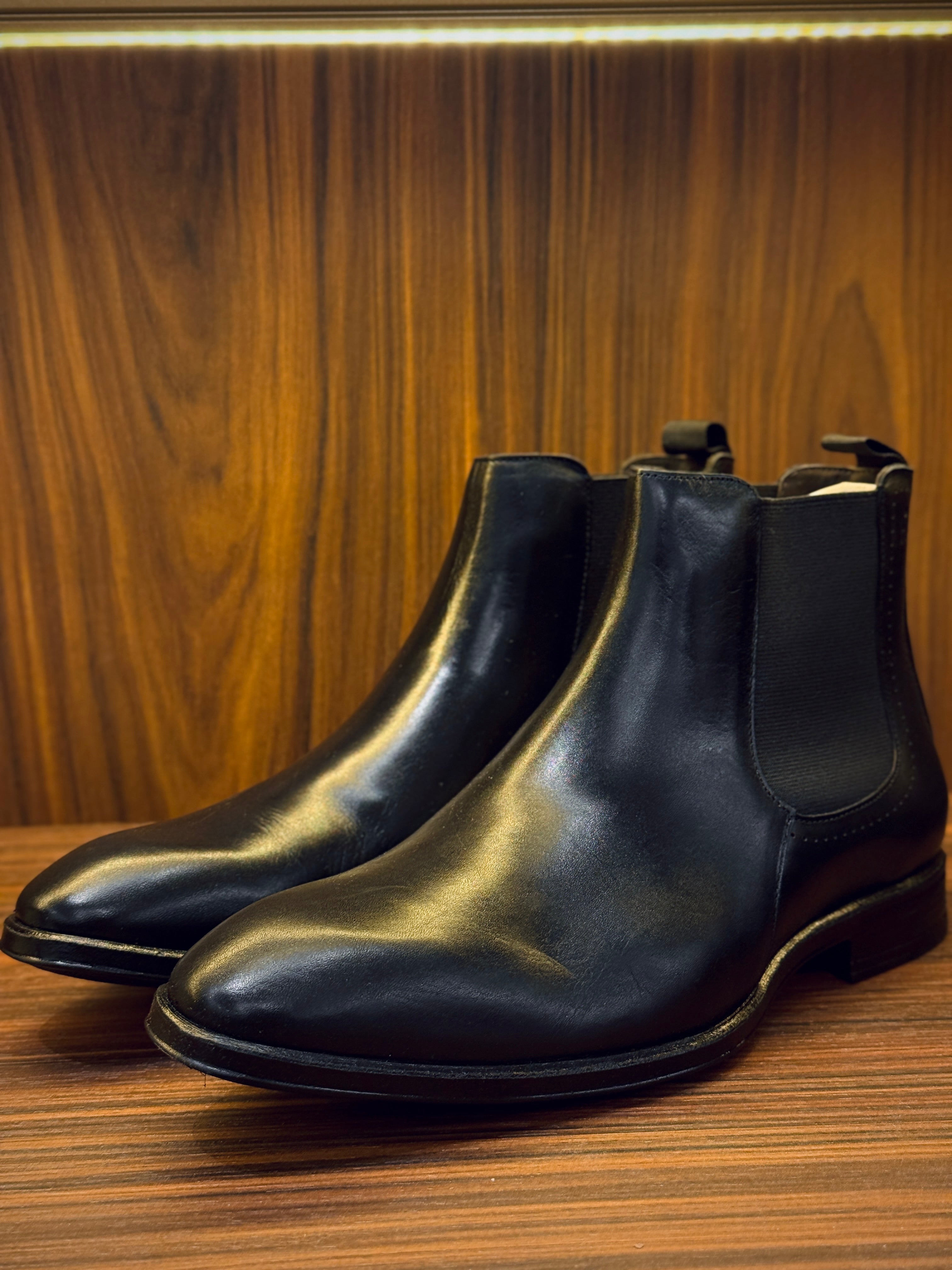 BOTA CHELSEA PONTO H PRETO