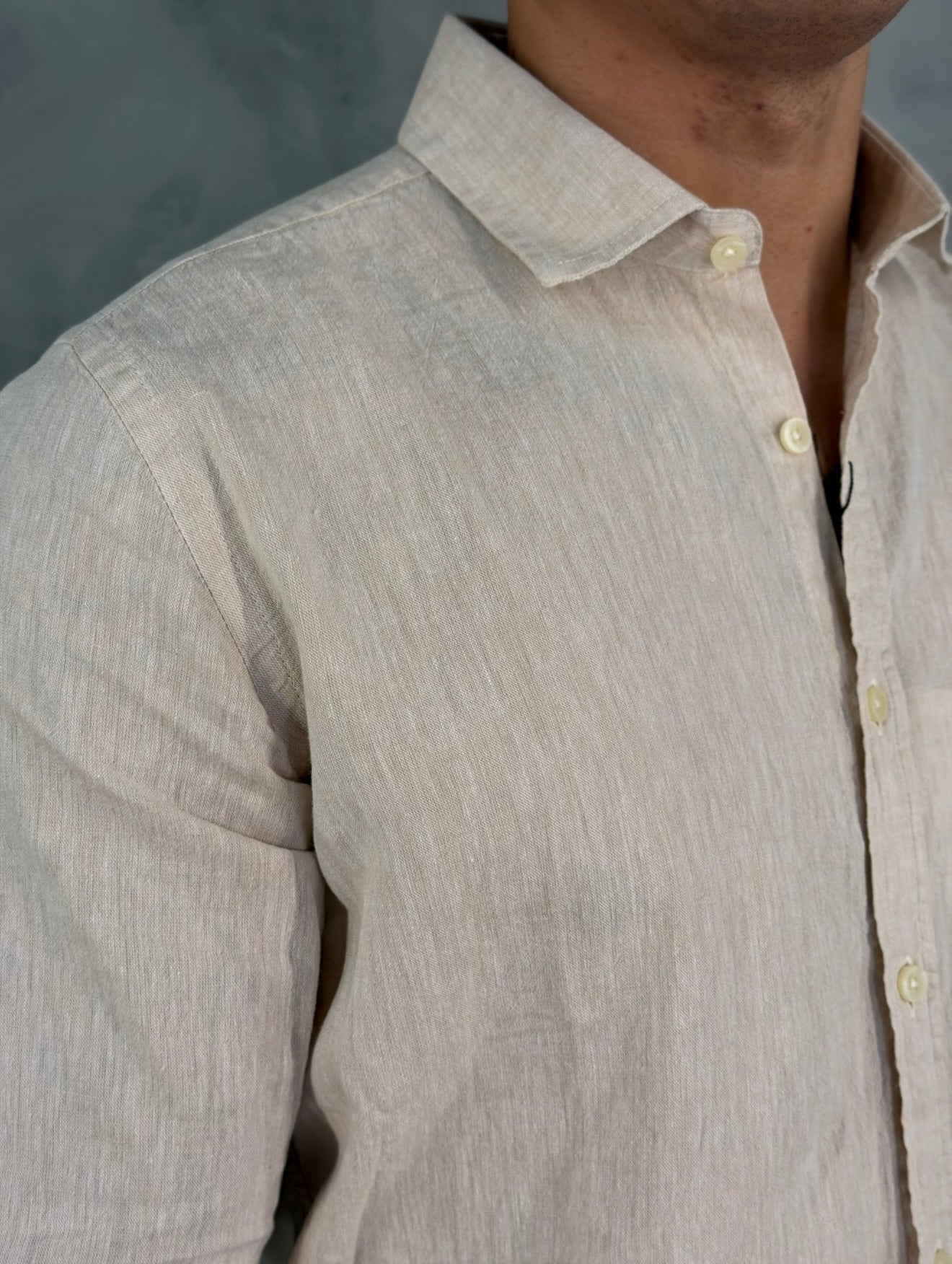 CAMISA M/L TIM MAIA PONTO H NATURAL