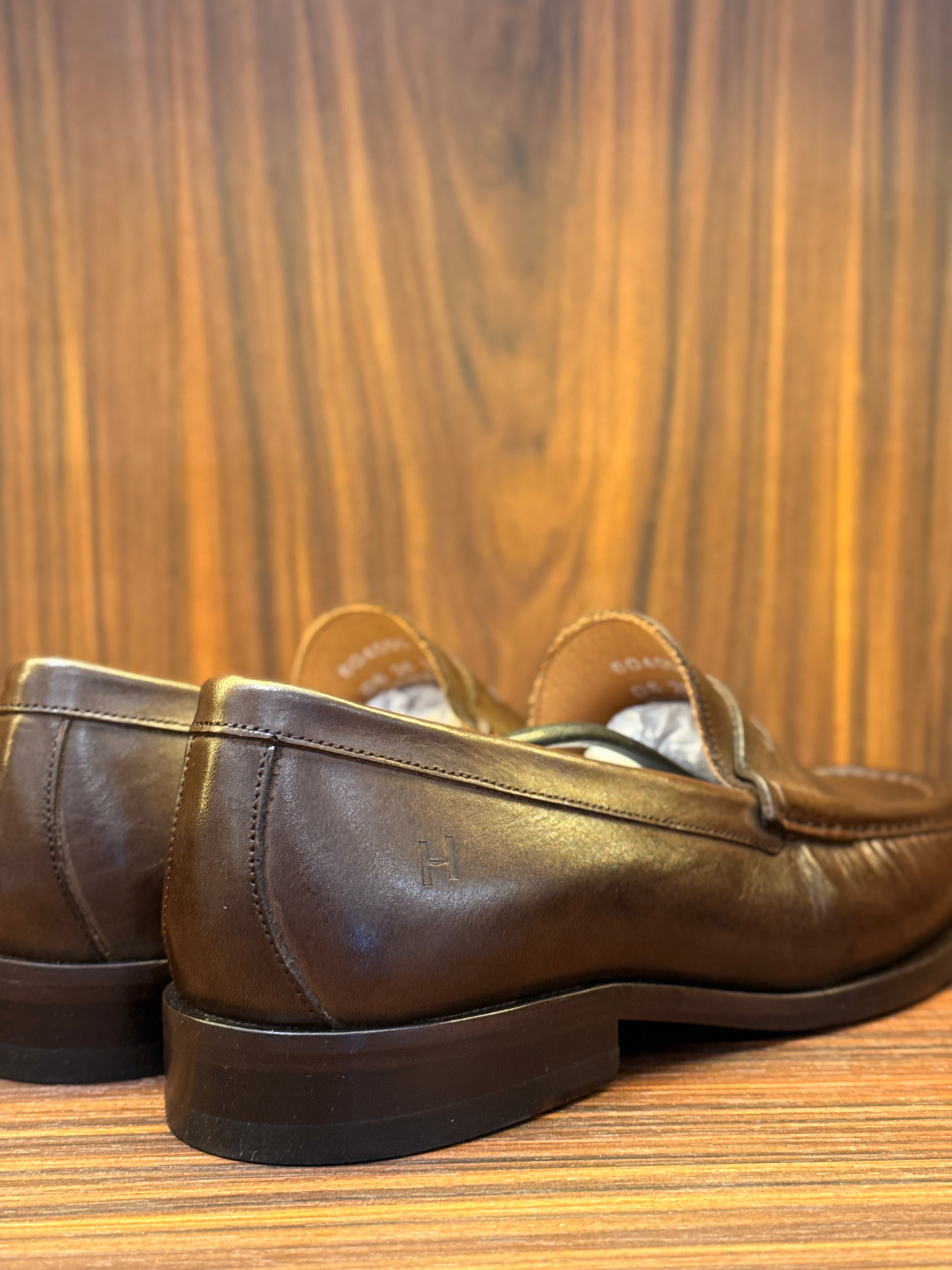 LOAFER SAVILLE COURO LISO ARMIATHO MOCA
